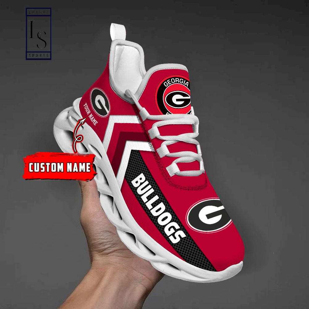 Georgia Bulldogs Personalized Max Soul Shoes - Famjoys Georgia Bulldogs Personalized Max Soul Shoes - Famjoys