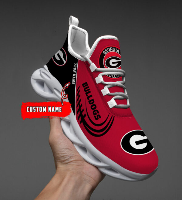Georgia Bulldogs PERSONALIZED MAX SOUL SHOES T1 - Famjoys Georgia Bulldogs PERSONALIZED MAX SOUL SHOES T1 - Famjoys