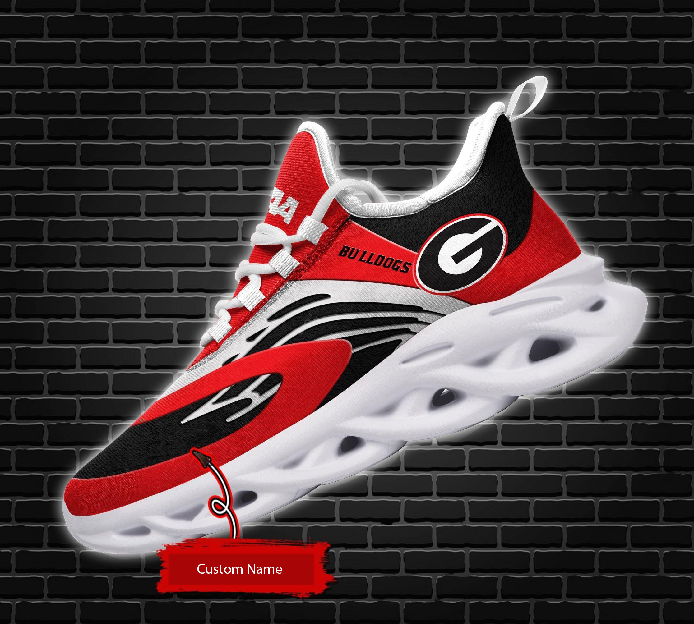Georgia Bulldogs Personalized Max Soul Shoes THS21091608 - Famjoys Georgia Bulldogs Personalized Max Soul Shoes THS21091608 - Famjoys
