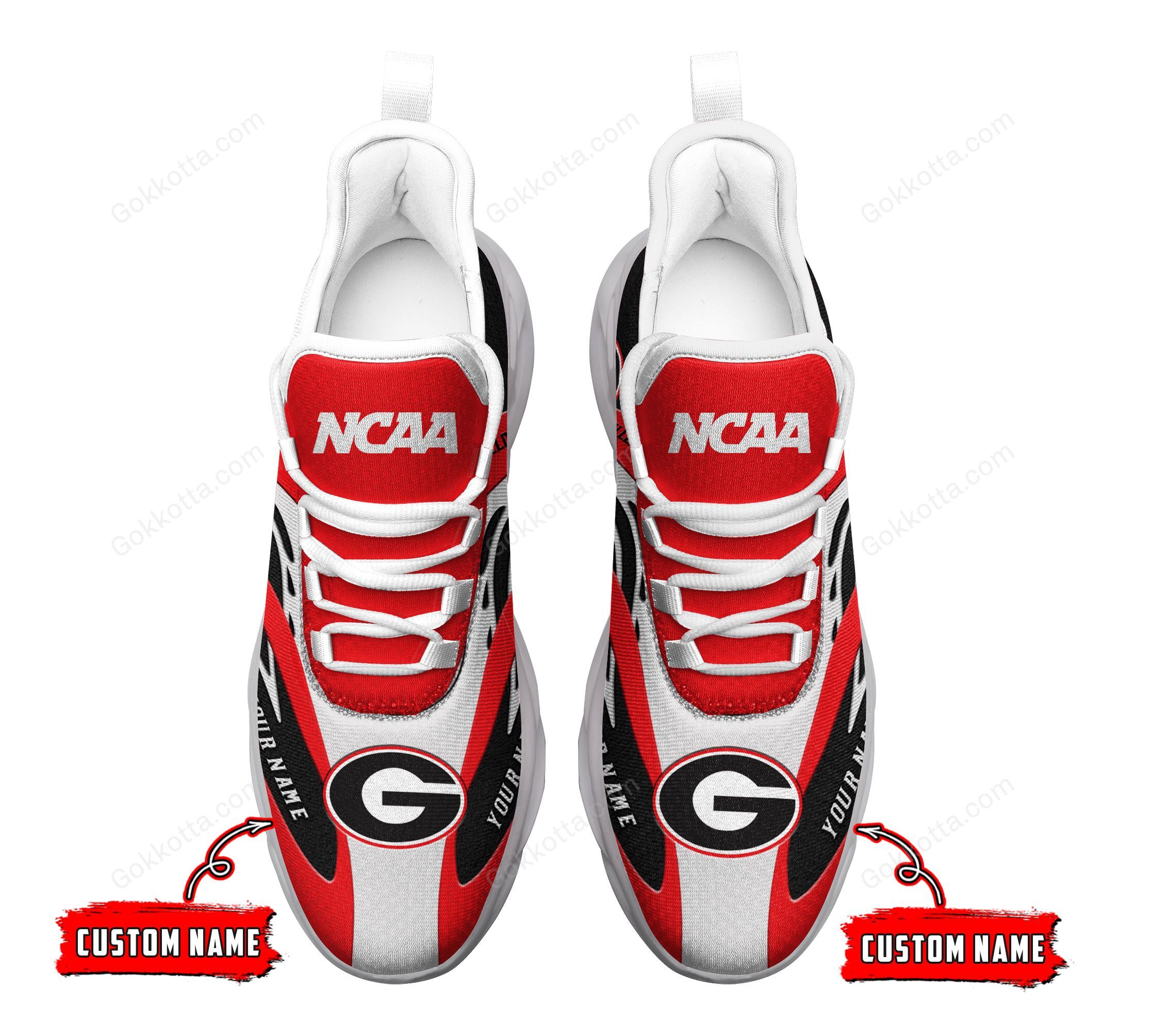 Georgia Bulldogs Personalized Max Soul Shoes THS21091608 - Famjoys Georgia Bulldogs Personalized Max Soul Shoes THS21091608 - Famjoys