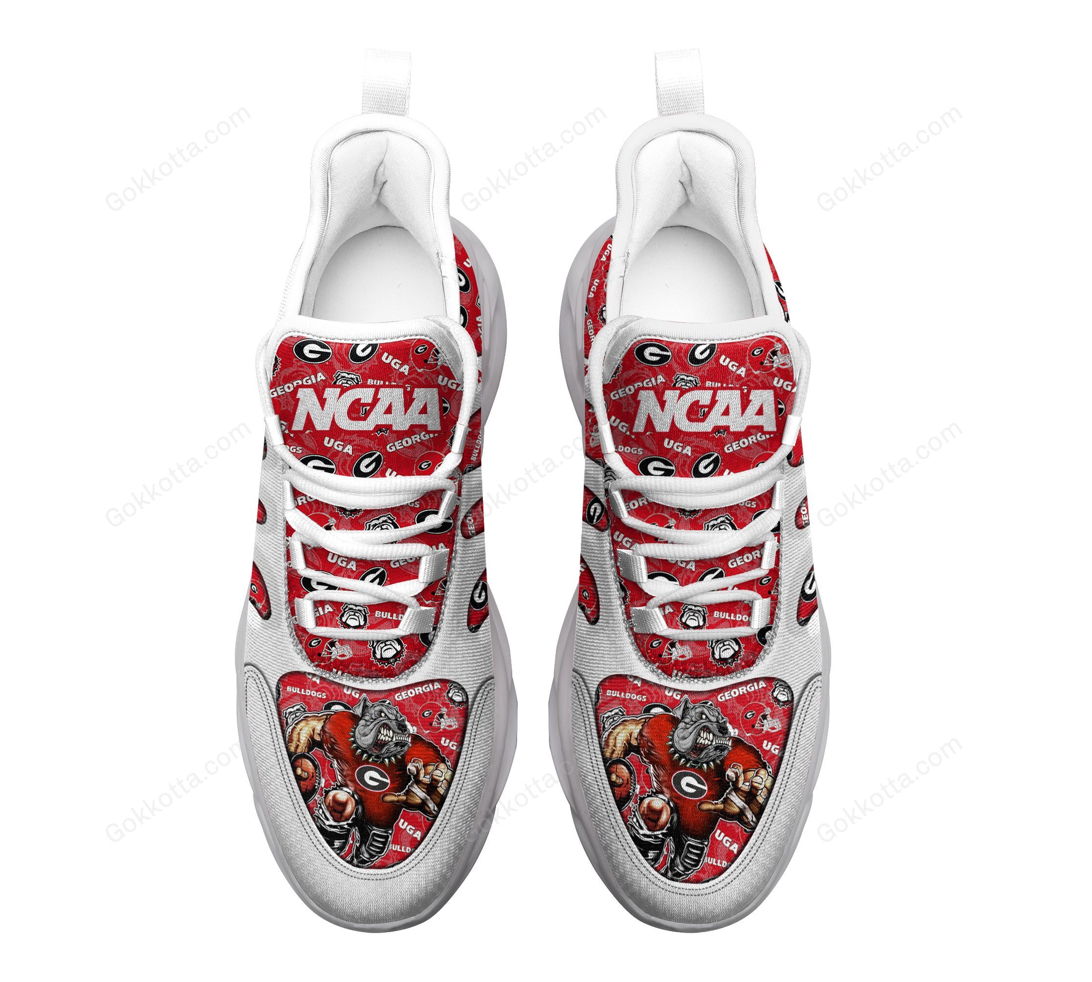 Georgia Bulldogs Personalized Max Soul Shoes THS21100108 - Famjoys Georgia Bulldogs Personalized Max Soul Shoes THS21100108 - Famjoys