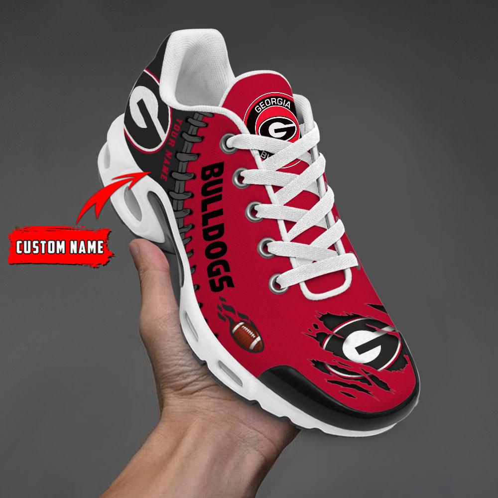 Georgia Bulldogs Personalized Name Air Cushion Sports Shoes Sneaker KLTNS220602 - Famjoys-1 Georgia Bulldogs Personalized Name Air Cushion Sports Shoes Sneaker KLTNS220602 - Famjoys-1