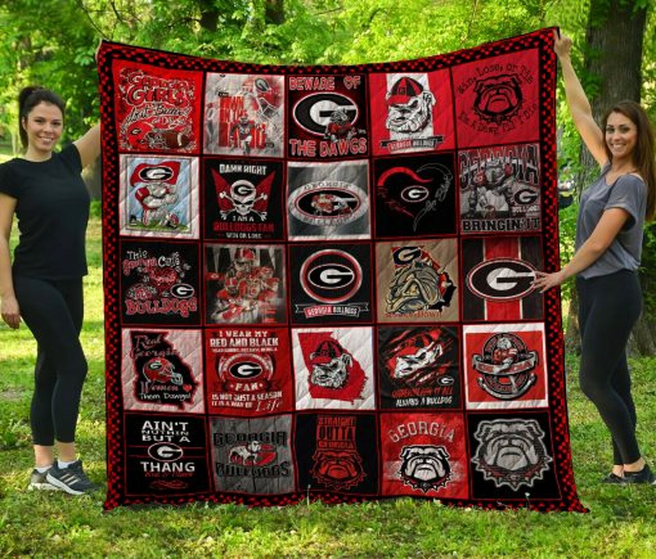 Georgia Bulldogs Quilt Blanket #882 - Famjoys Georgia Bulldogs Quilt Blanket #882 - Famjoys