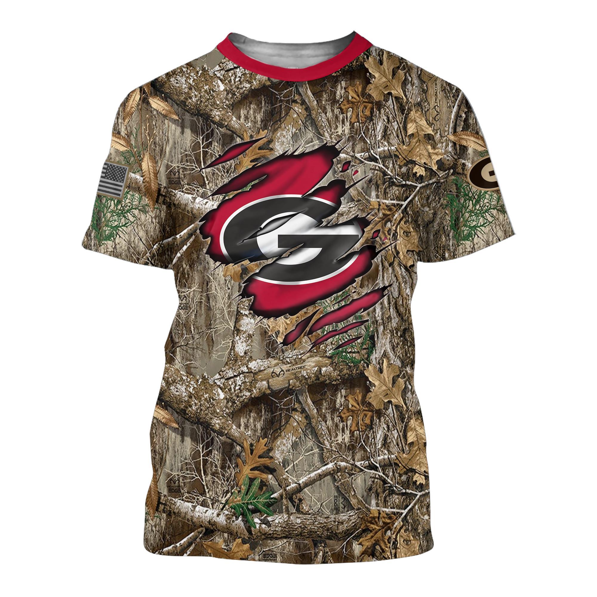 Georgia Bulldogs Realtree Hunting Camo TShirt, Hoodie, Sweatshirt, Zip Hoodie - Famjoys Georgia Bulldogs Realtree Hunting Camo TShirt, Hoodie, Sweatshirt, Zip Hoodie - Famjoys