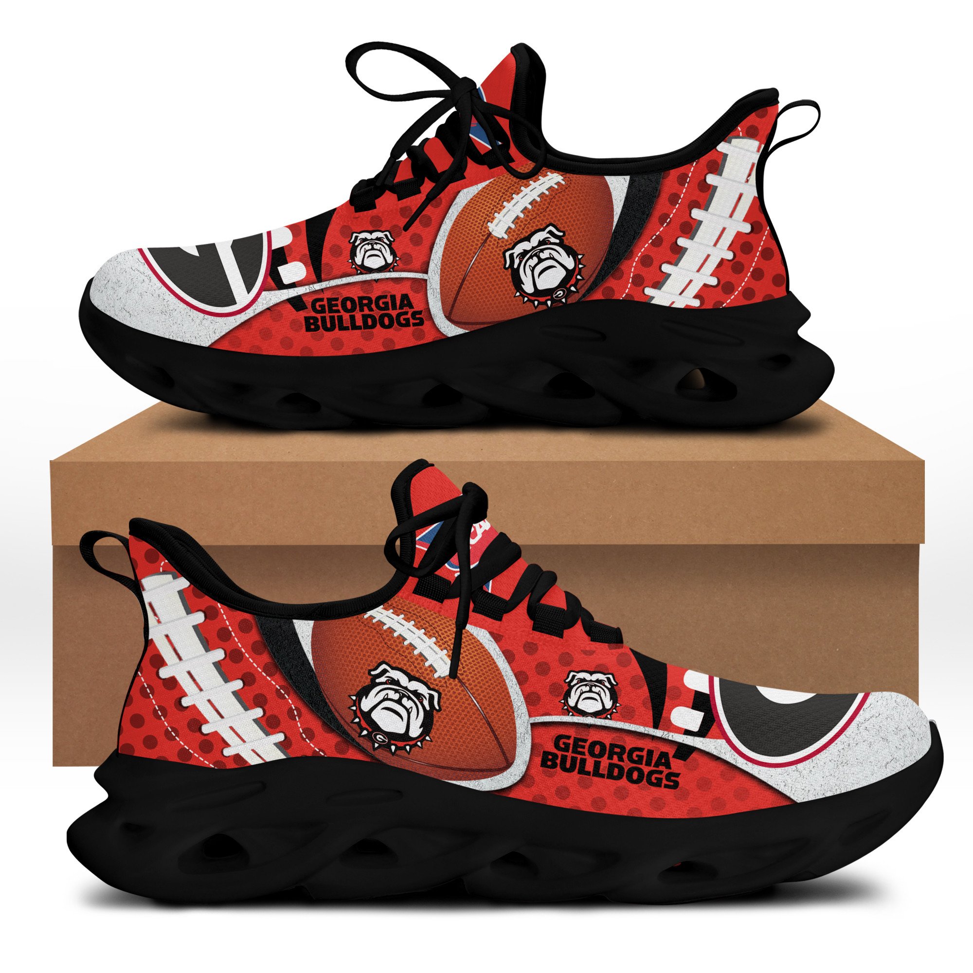 Georgia Bulldogs RN Shoes - Famjoys Georgia Bulldogs RN Shoes - Famjoys