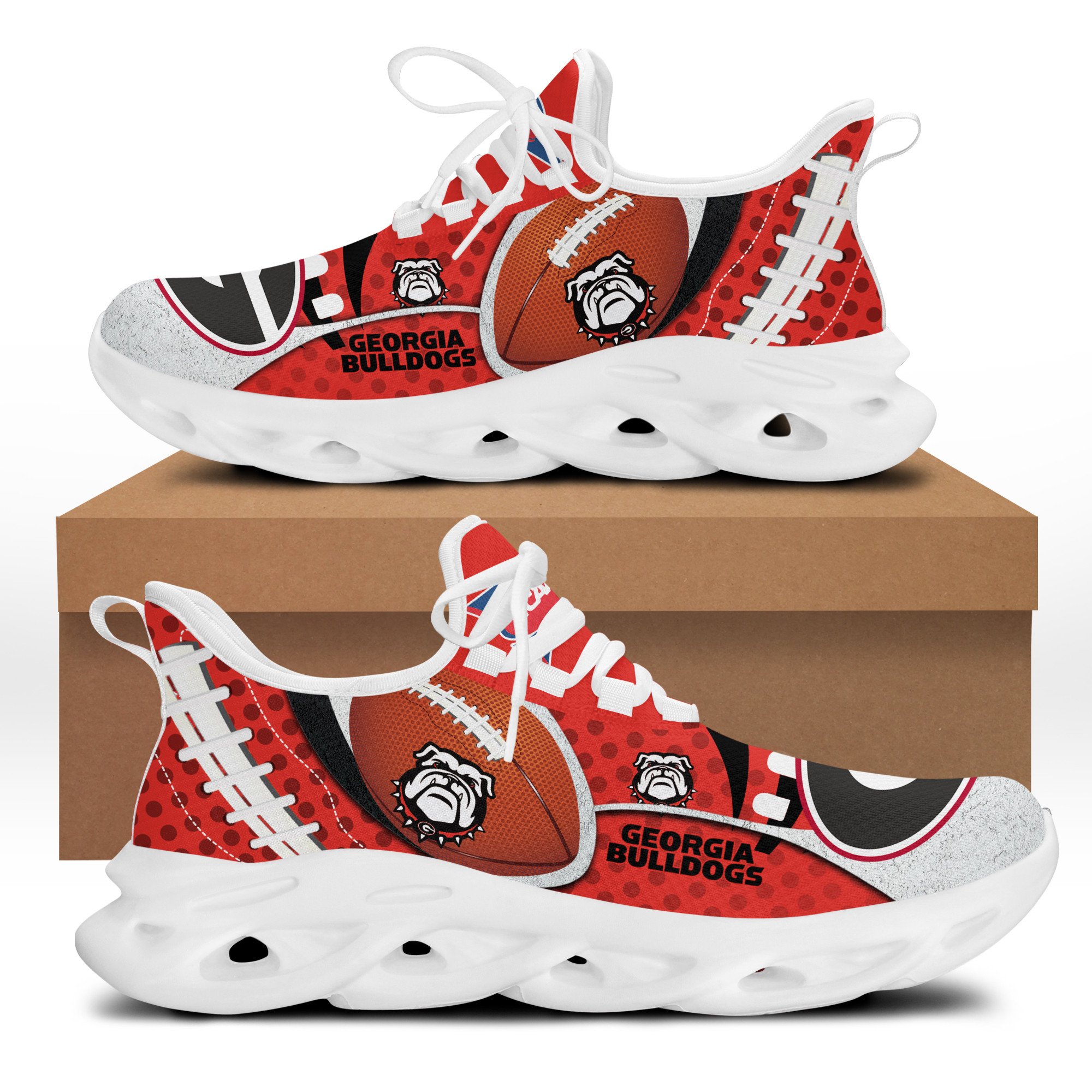 Georgia Bulldogs RN Shoes - Famjoys Georgia Bulldogs RN Shoes - Famjoys