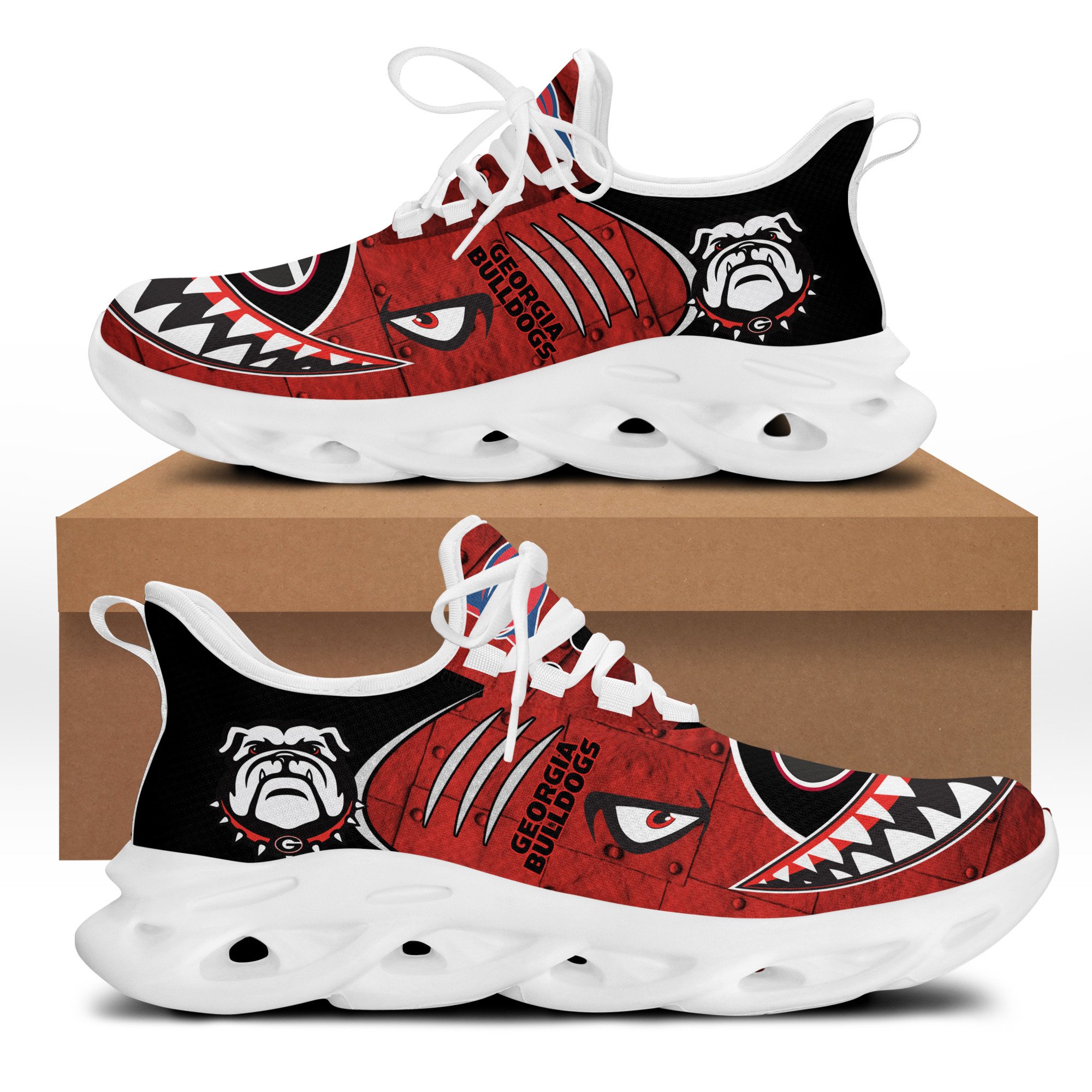 Georgia Bulldogs RN Shoes - Famjoys Georgia Bulldogs RN Shoes - Famjoys