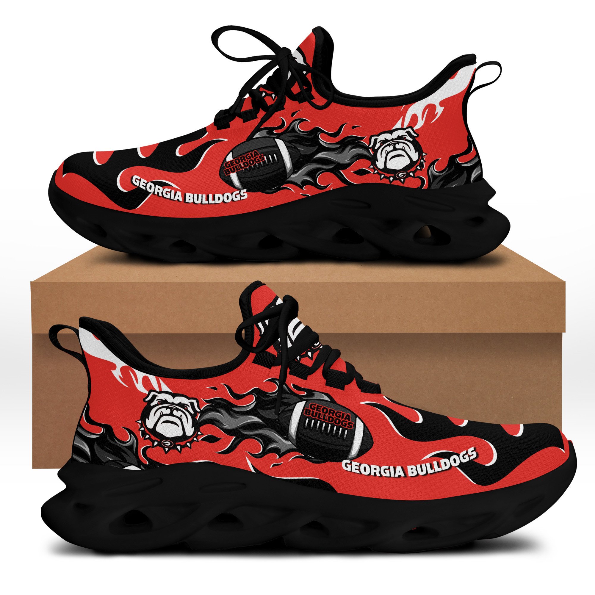 Georgia Bulldogs RN Shoes - Famjoys Georgia Bulldogs RN Shoes - Famjoys
