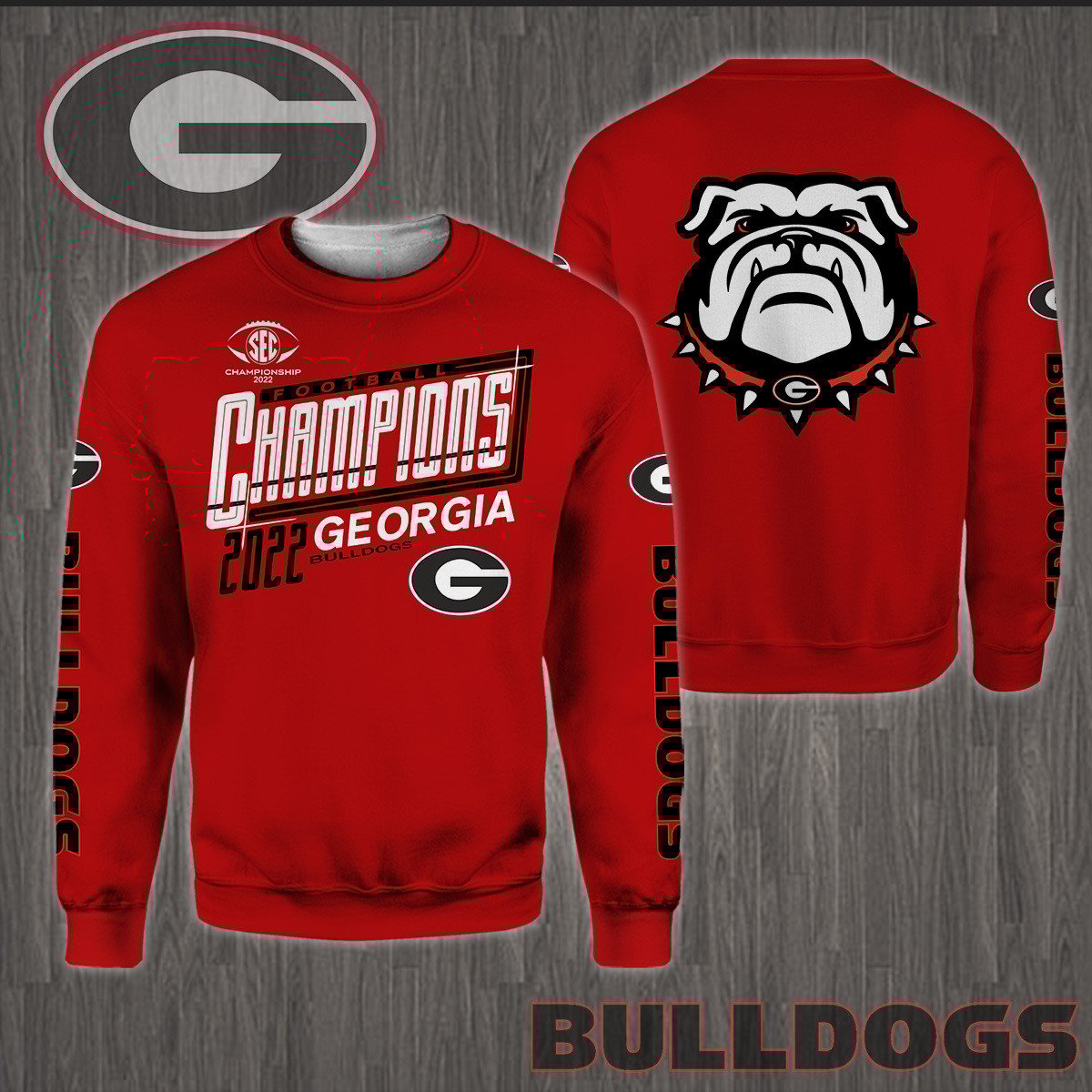 Georgia Bulldogs SEC Champions Shirt Ver 1 - Famjoys Georgia Bulldogs SEC Champions Shirt Ver 1 - Famjoys