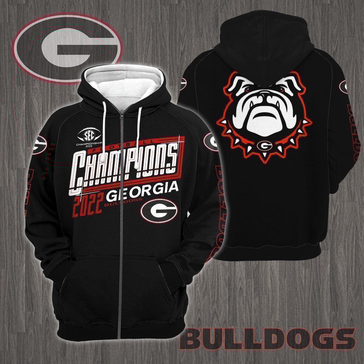 Georgia Bulldogs SEC Champions Shirt Ver 2 - Famjoys Georgia Bulldogs SEC Champions Shirt Ver 2 - Famjoys