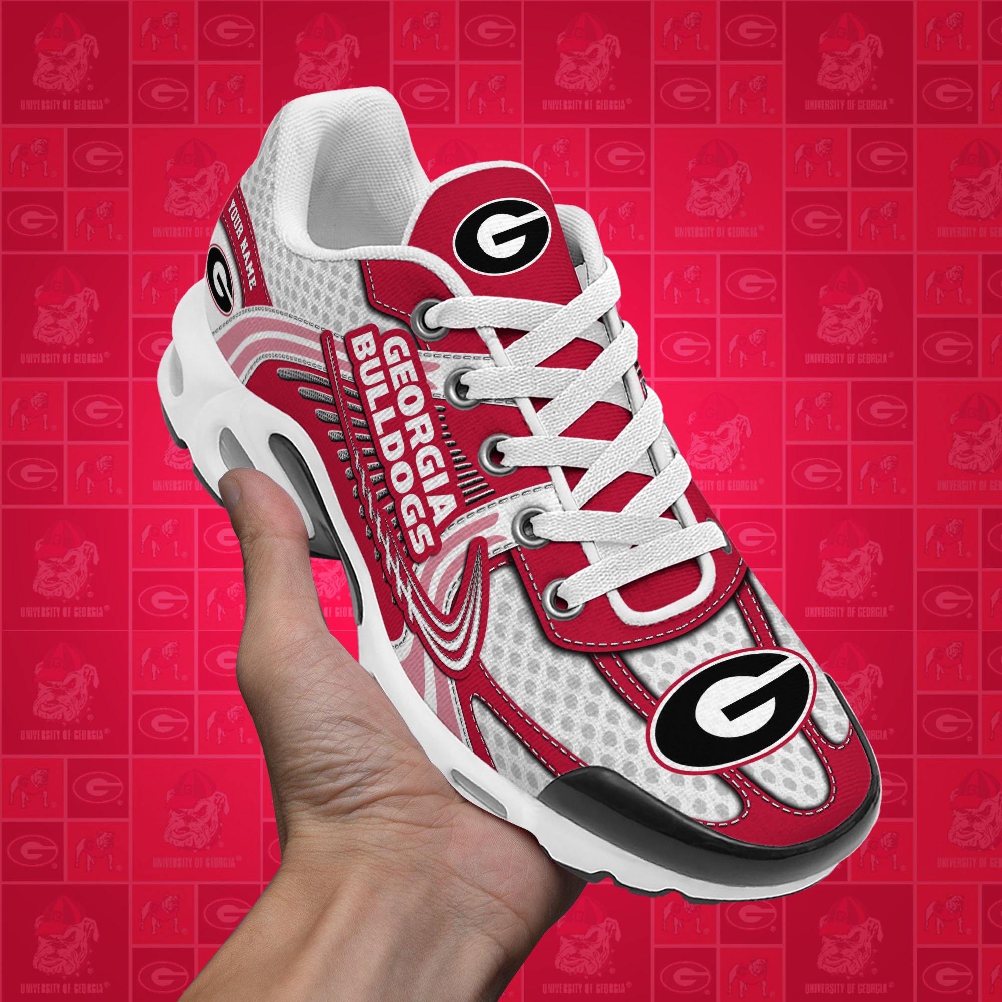 Georgia Bulldogs TN Shoes Custom Your Name, Sport Shoes, Gifts For Fans, Sport Gifts For Him ETRG-62360 - Famjoys Georgia Bulldogs TN Shoes Custom Your Name, Sport Shoes, Gifts For Fans, Sport Gifts For Him ETRG-62360 - Famjoys