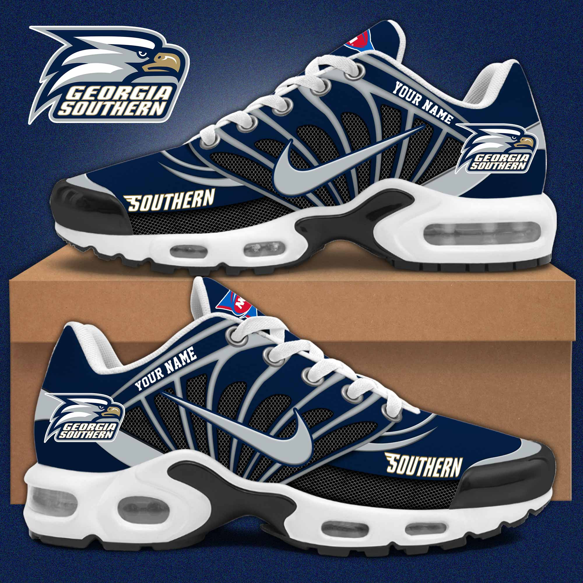Georgia Southern Eagles Personalized Shoes S516508 - Famjoys Georgia Southern Eagles Personalized Shoes S516508 - Famjoys