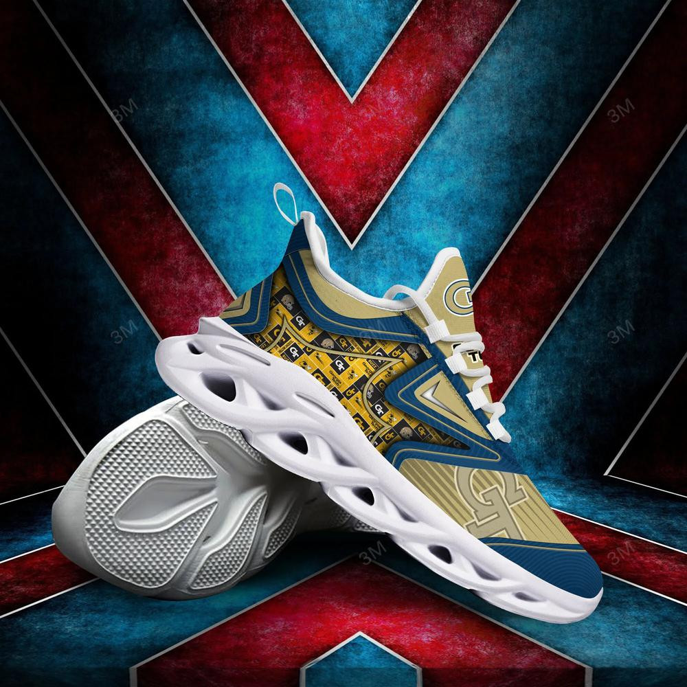 Georgia Tech Yellow Jackets Max Soul Clunky Shoes - Famjoys Georgia Tech Yellow Jackets Max Soul Clunky Shoes - Famjoys