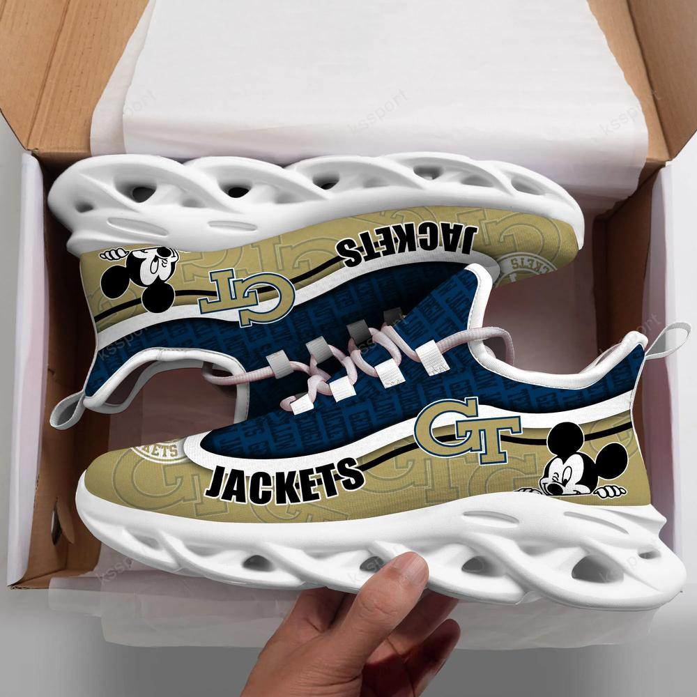 Georgia Tech Yellow Jackets Max Soul Clunky Sneakers - Famjoys Georgia Tech Yellow Jackets Max Soul Clunky Sneakers - Famjoys