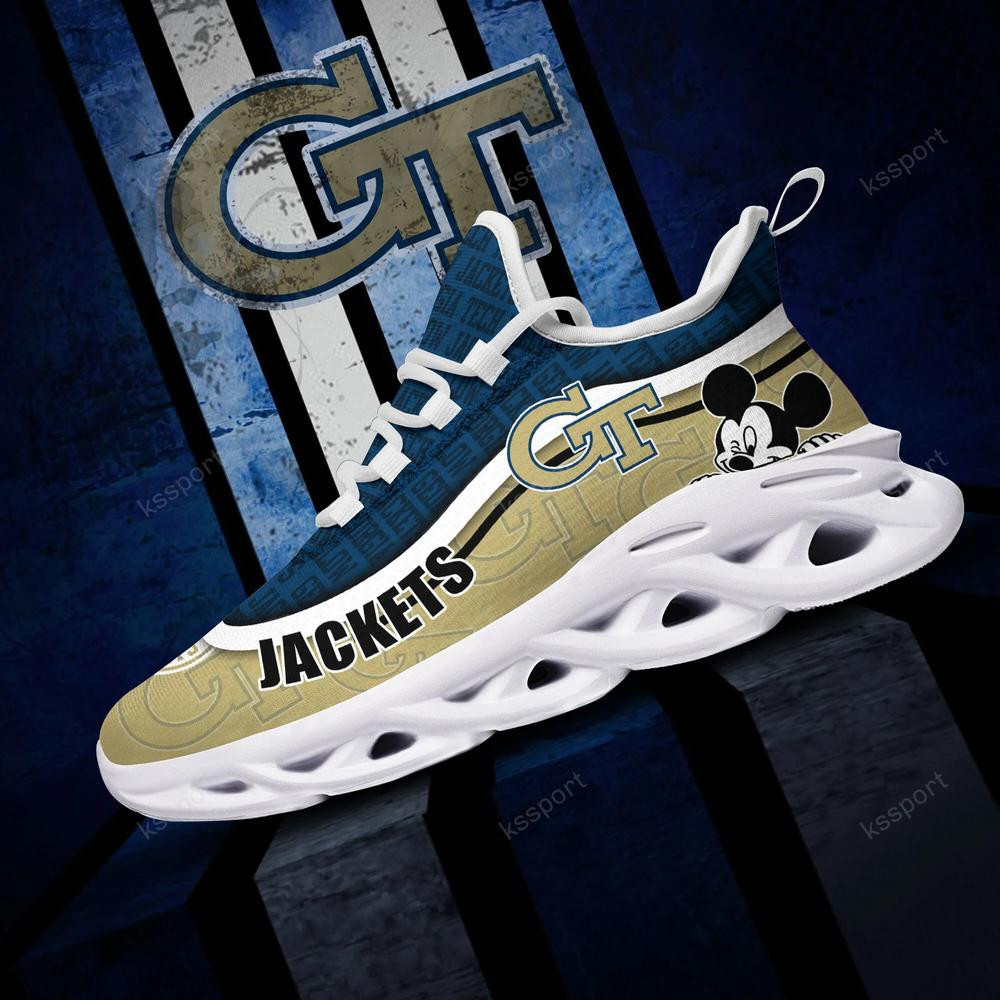 Georgia Tech Yellow Jackets Max Soul Clunky Sneakers - Famjoys Georgia Tech Yellow Jackets Max Soul Clunky Sneakers - Famjoys