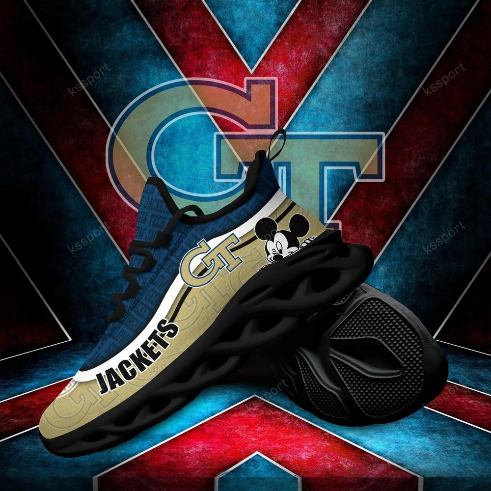 Georgia Tech Yellow Jackets Max Soul Clunky Sneakers - Famjoys Georgia Tech Yellow Jackets Max Soul Clunky Sneakers - Famjoys