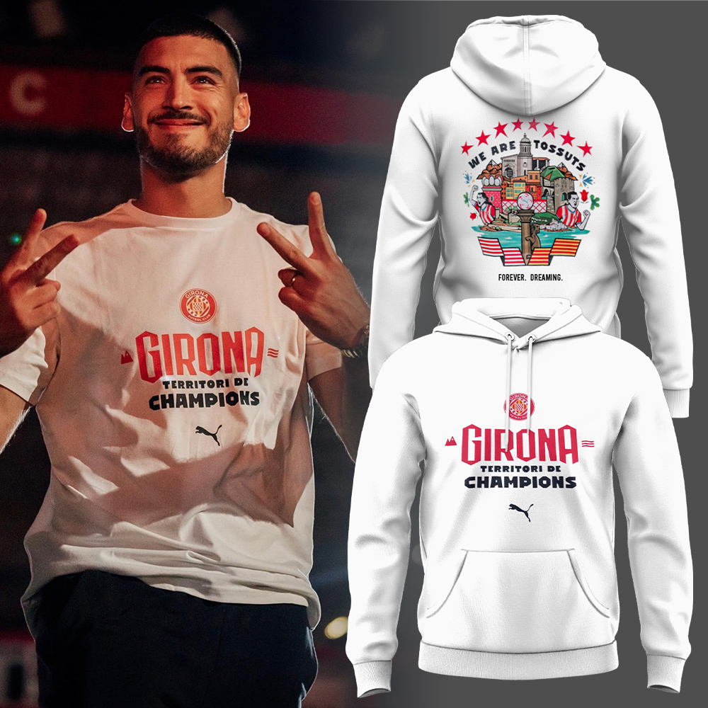 Girona FC Champion Hoodie Special Editions - Famjoys Girona FC Champion Hoodie Special Editions - Famjoys