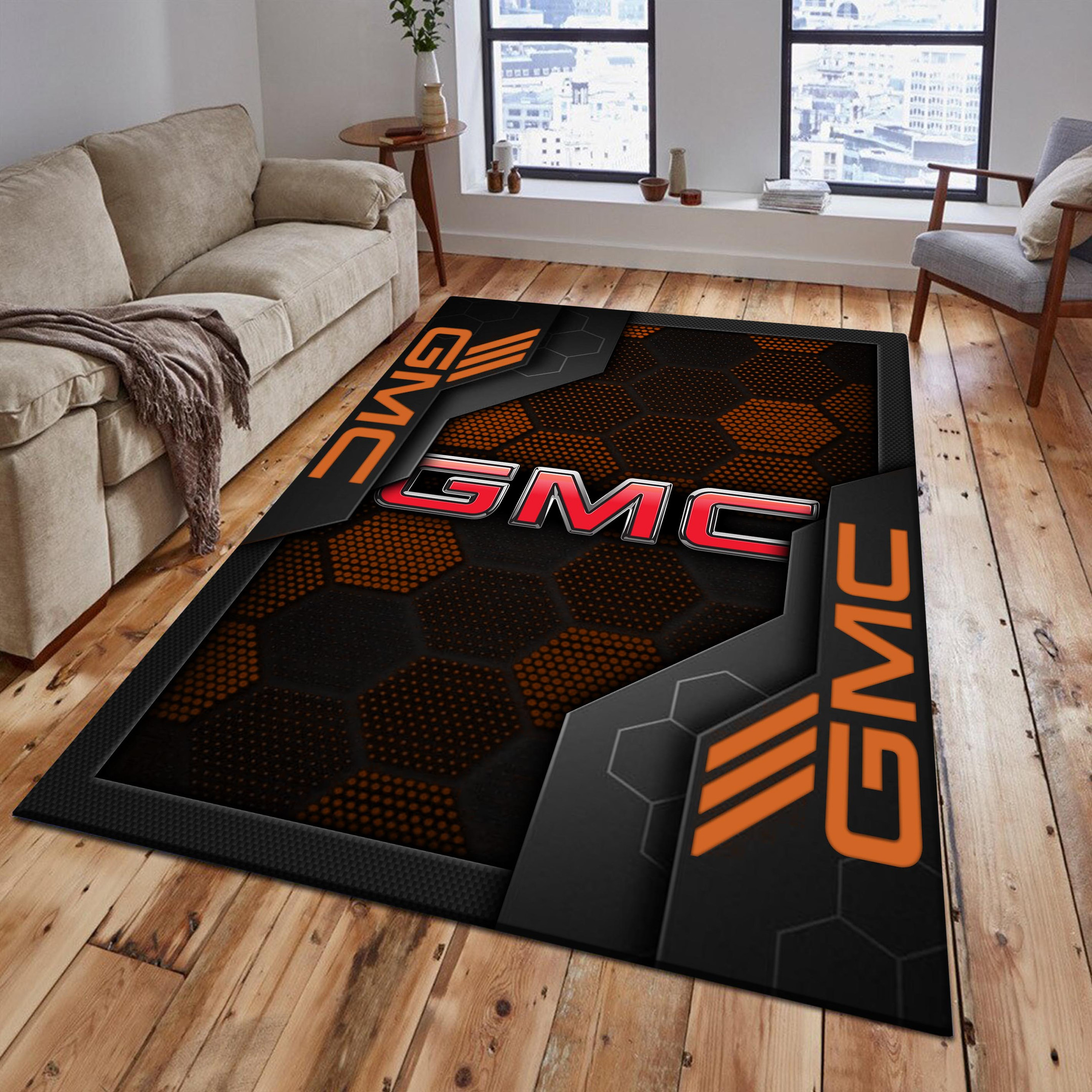 GMC Area Rugs 2527 Multicolor - Famjoys GMC Area Rugs 2527 Multicolor - Famjoys