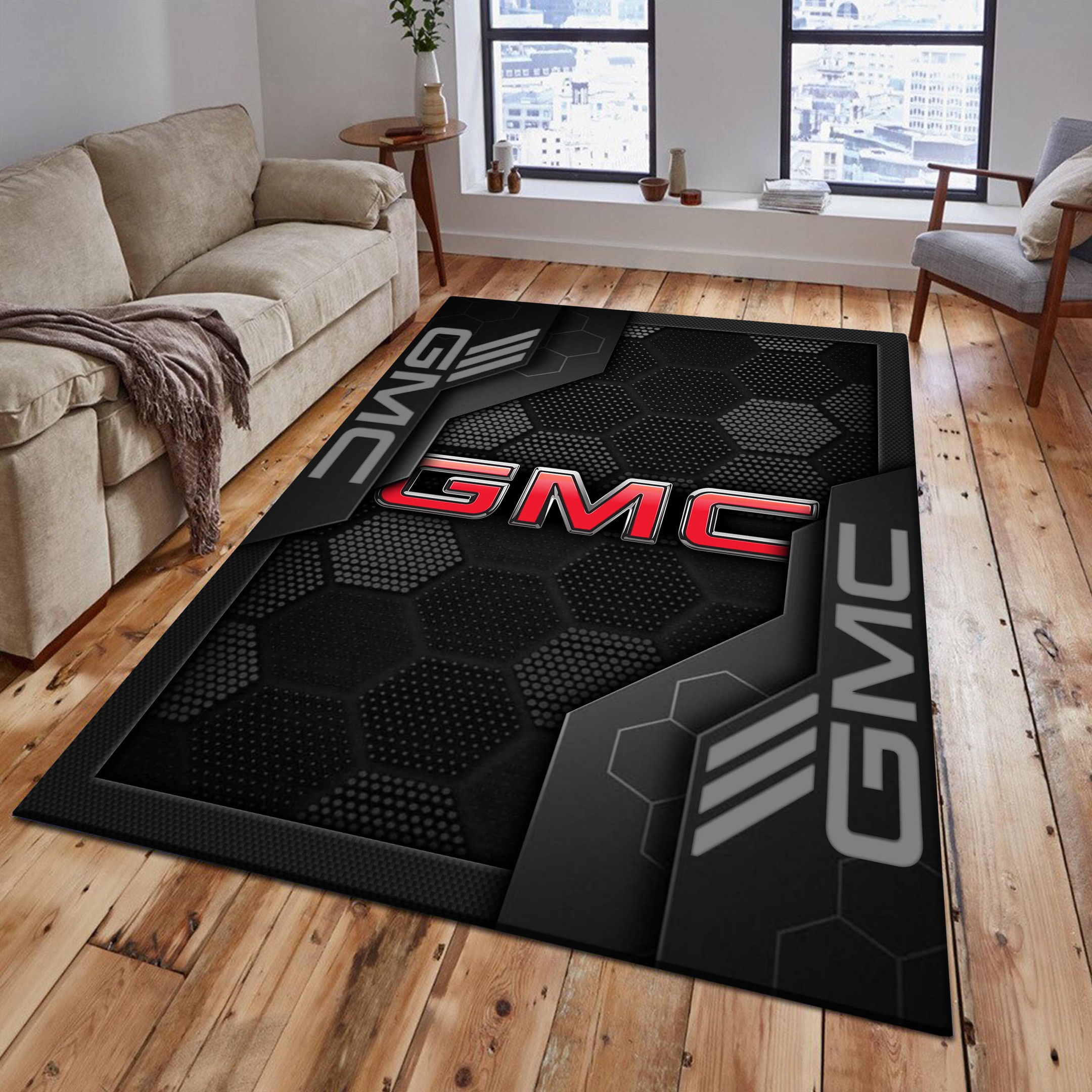 GMC Area Rugs 2527 Multicolor - Famjoys GMC Area Rugs 2527 Multicolor - Famjoys