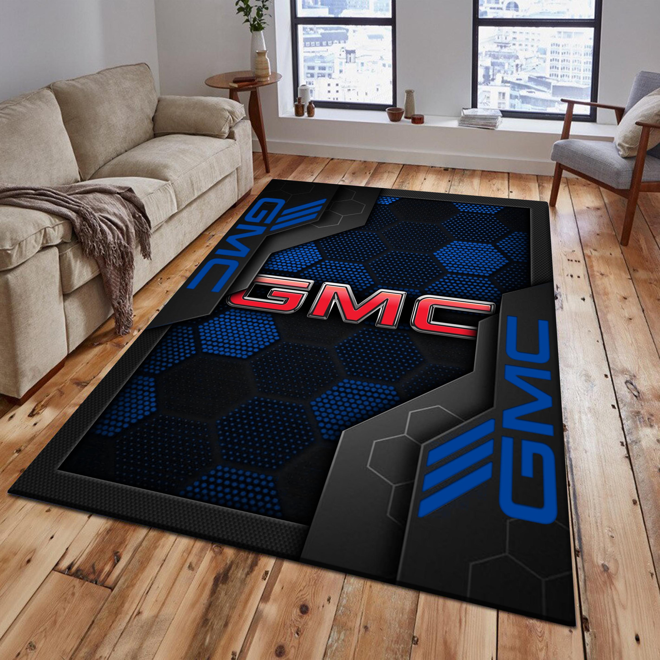 GMC Area Rugs 2527 Multicolor - Famjoys GMC Area Rugs 2527 Multicolor - Famjoys
