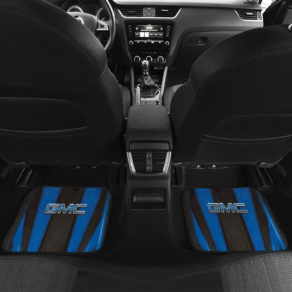 GMC Blue Floor Mats Covers Metal Abstract Ph220913-019 - Famjoys GMC Blue Floor Mats Covers Metal Abstract Ph220913-019 - Famjoys