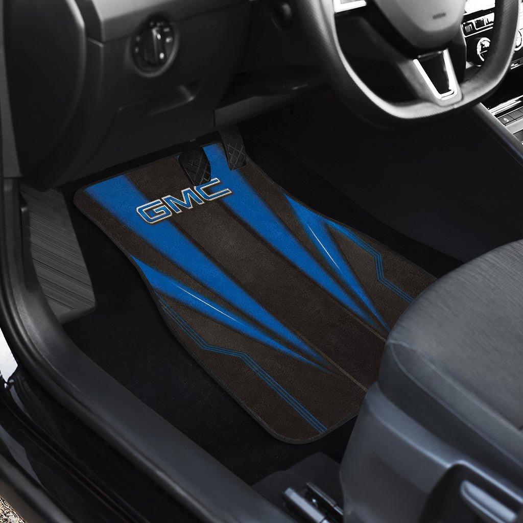 GMC Blue Floor Mats Covers Metal Abstract Ph220913-019 - Famjoys GMC Blue Floor Mats Covers Metal Abstract Ph220913-019 - Famjoys