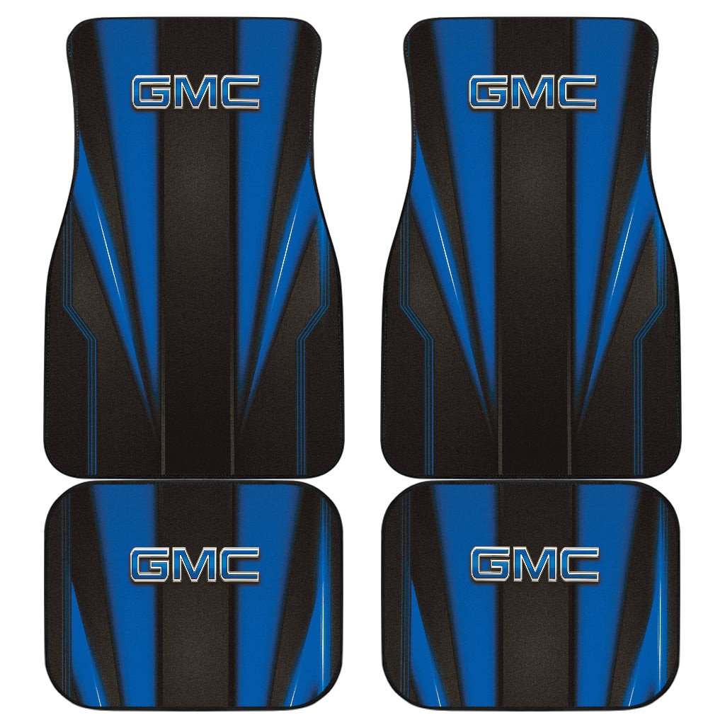 GMC Blue Floor Mats Covers Metal Abstract Ph220913-019 - Famjoys GMC Blue Floor Mats Covers Metal Abstract Ph220913-019 - Famjoys