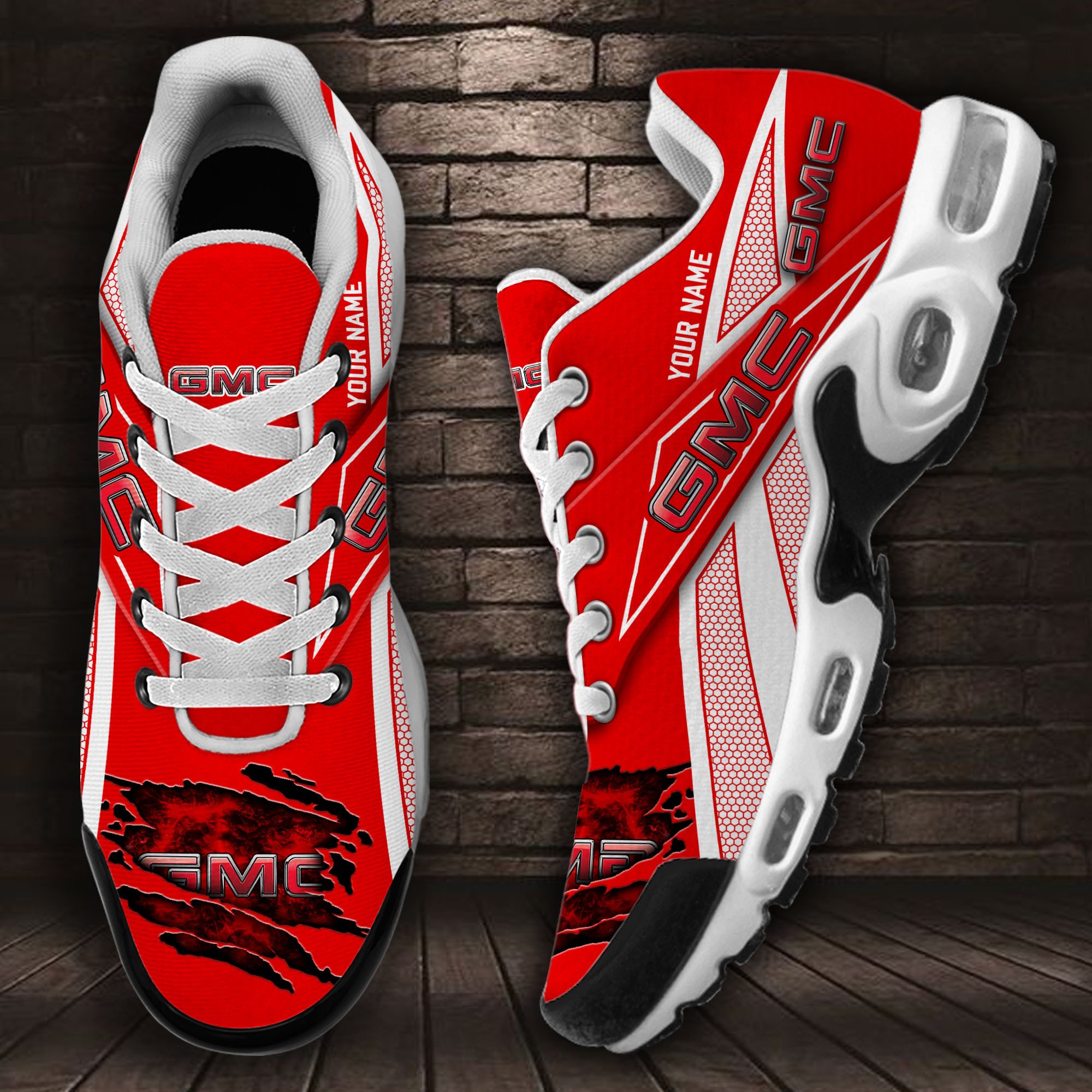 GMC Car TN Shoes Sneakers For Men And Women - Famjoys GMC Car TN Shoes Sneakers For Men And Women - Famjoys