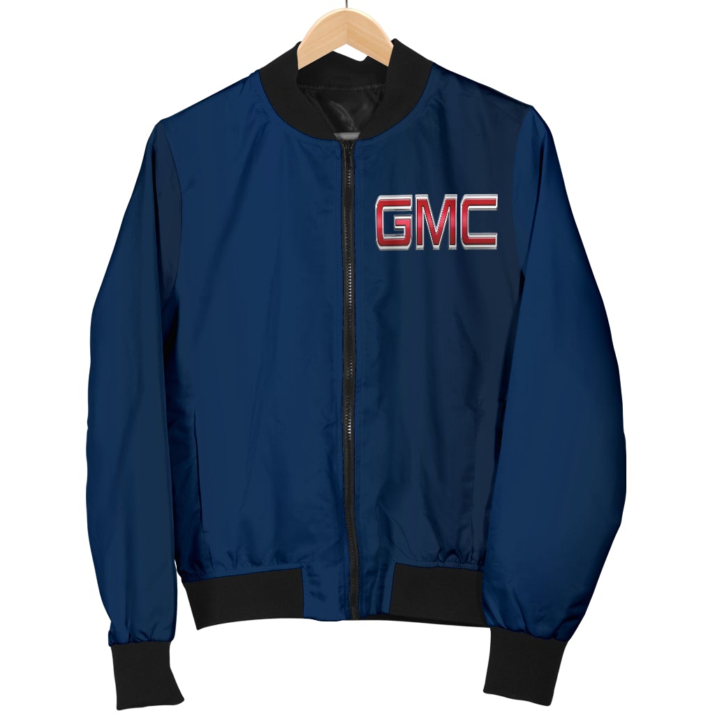 GMC Men's Bomber Jacket Blue - Famjoys GMC Men's Bomber Jacket Blue - Famjoys