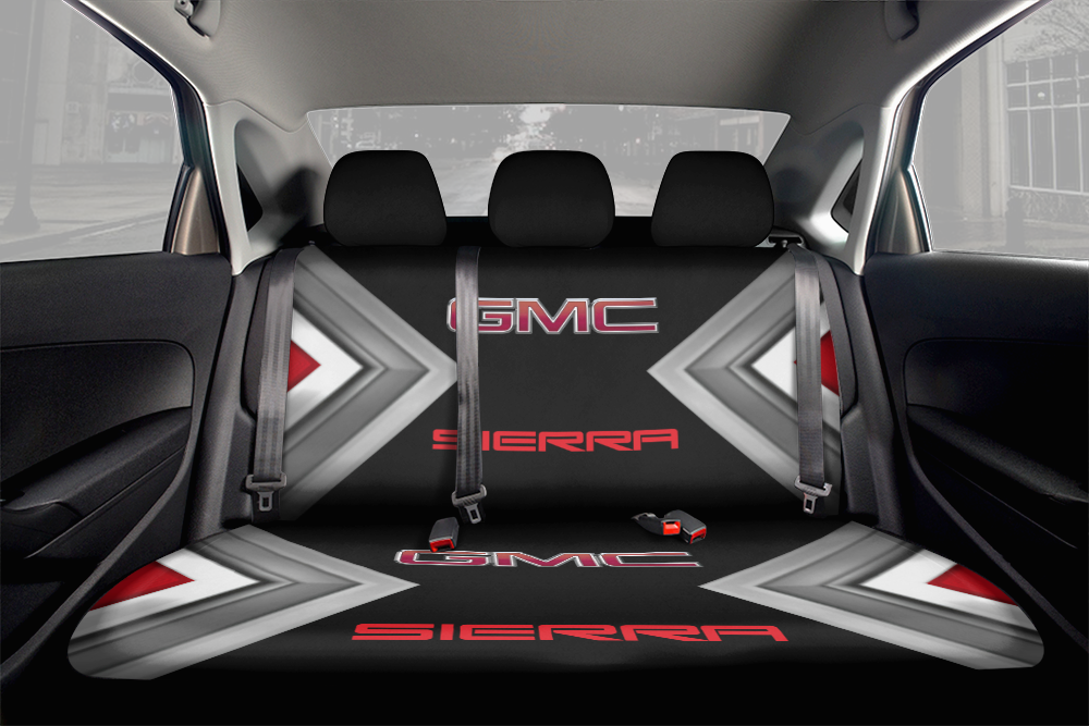 GMC SIERRA Back Seat Cover V4