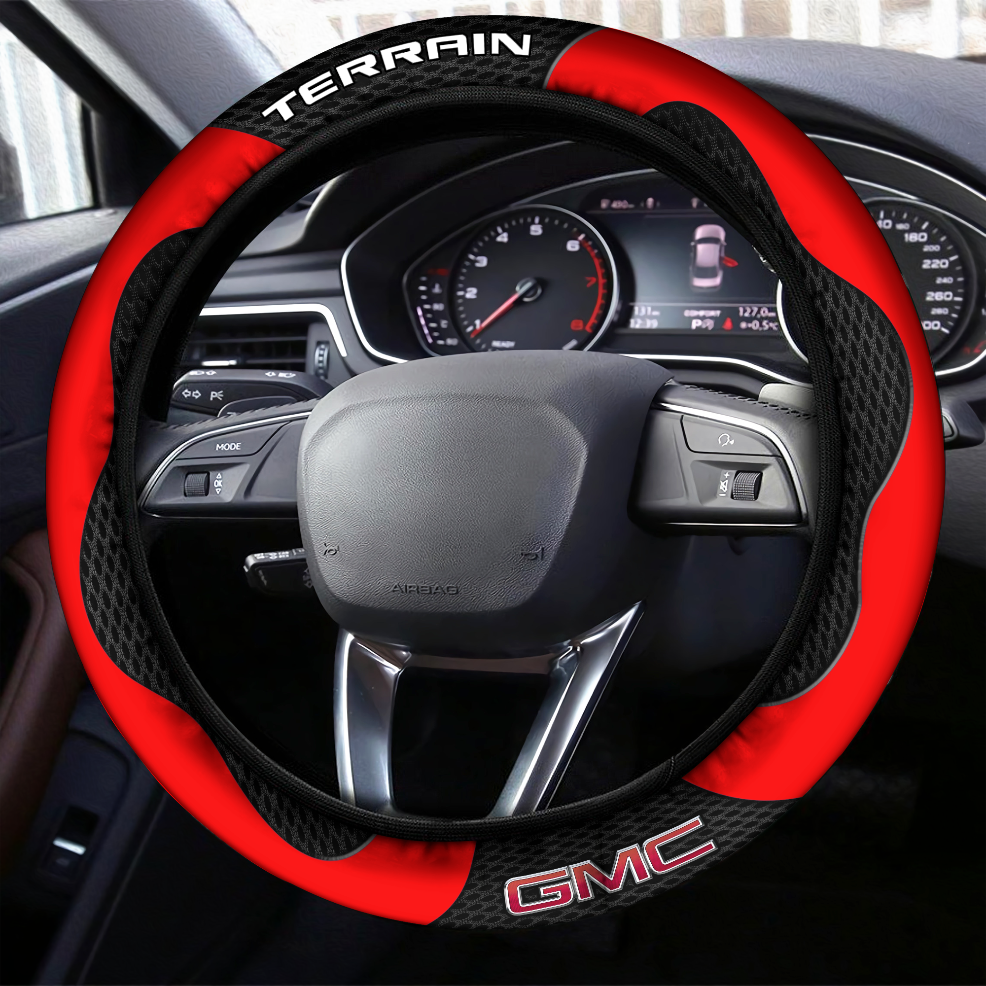 Gmc Terrain Steering Wheel Cover L1 - Famjoys Gmc Terrain Steering Wheel Cover L1 - Famjoys