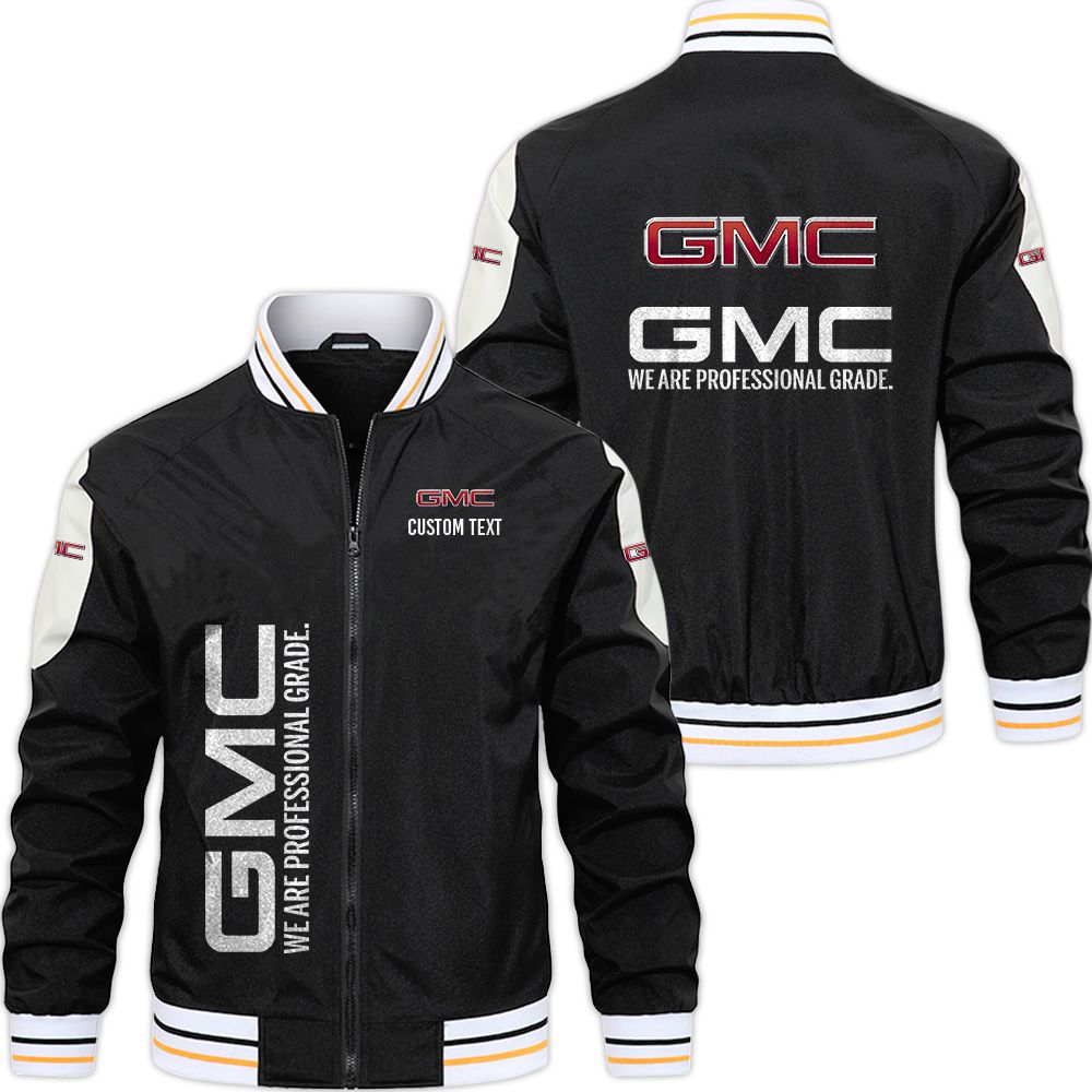 GMC Varsity Jacket, Zipper Jackets Customize Name - Famjoys GMC Varsity Jacket, Zipper Jackets Customize Name - Famjoys