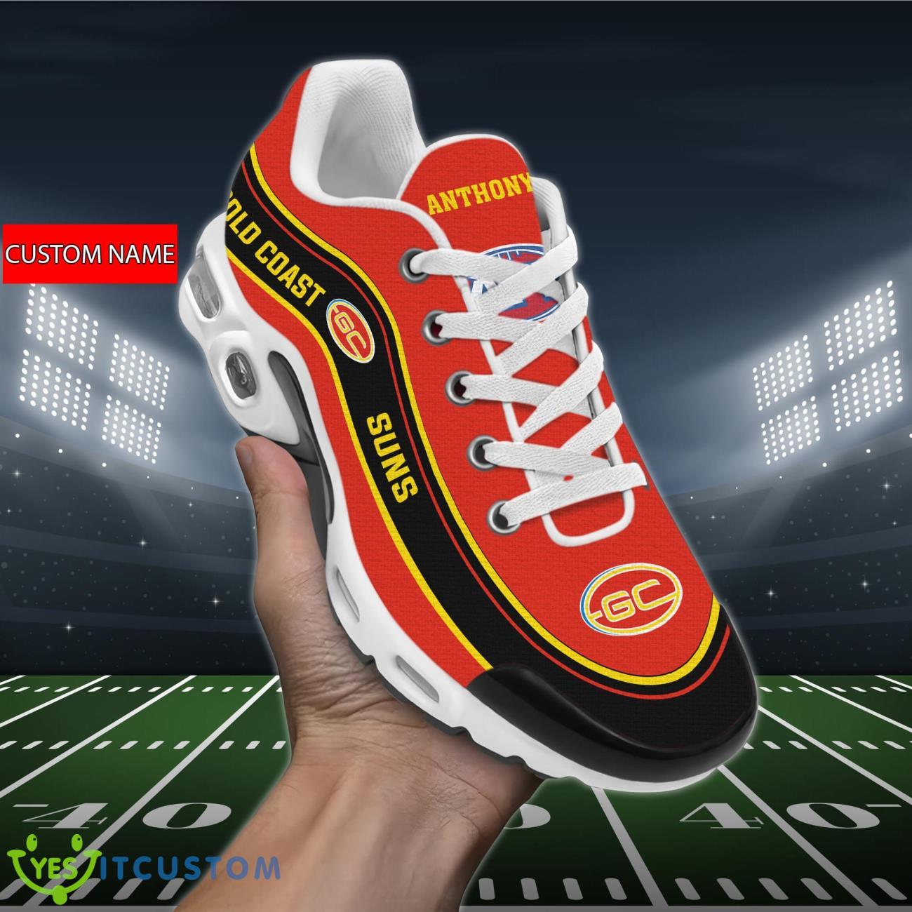 Gold Coast Suns Personalized Name Air Cushion Sports Shoes Sneaker KLTNS220280