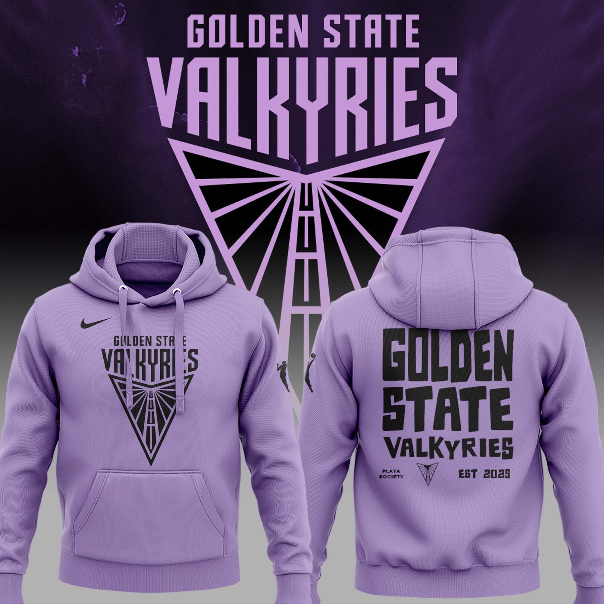 Golden State Valkyries WNBA Purple Hoodie Joggers 2024 - Famjoys Golden State Valkyries WNBA Purple Hoodie Joggers 2024 - Famjoys
