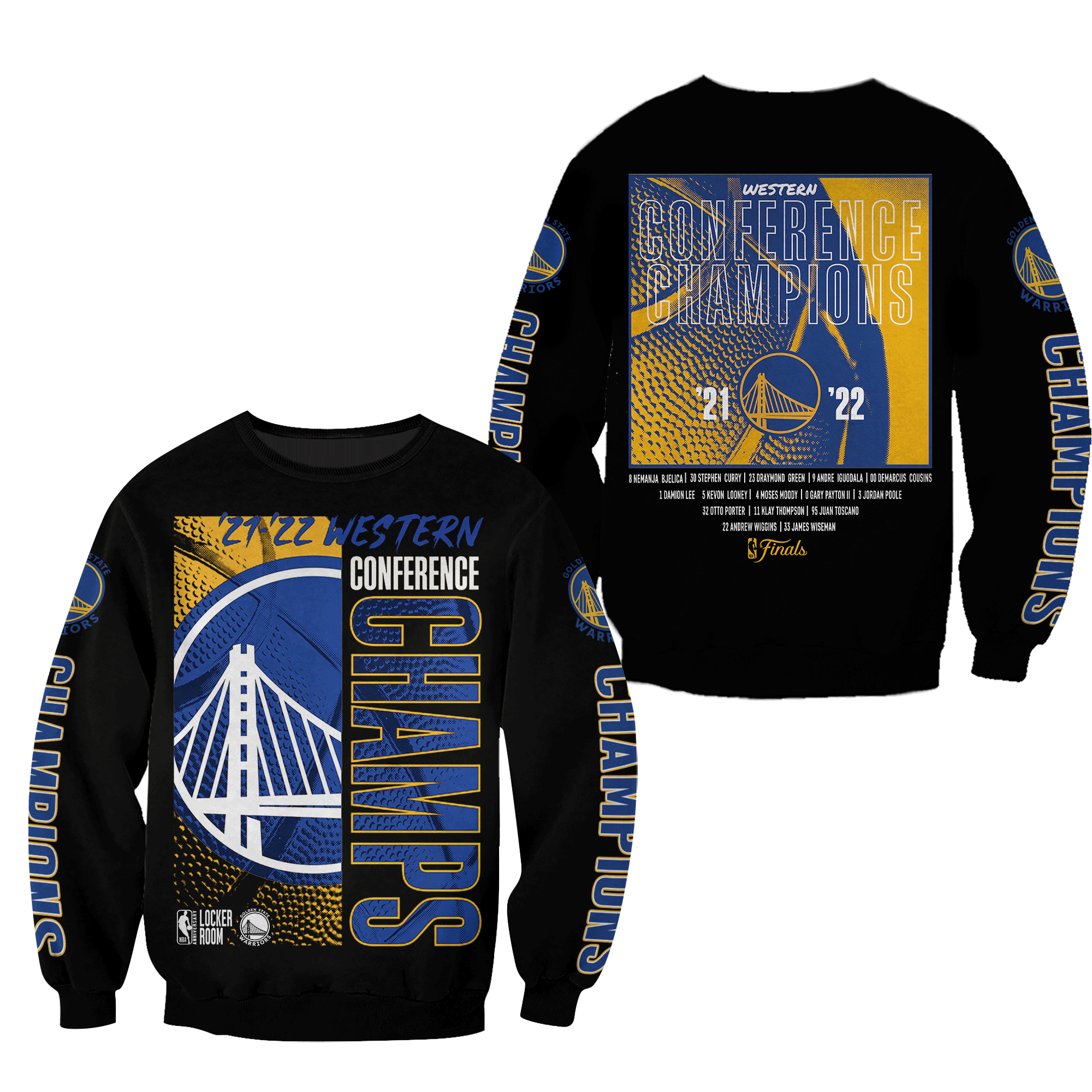 Golden State Warriors 2022 Western Conference Champions - Famjoys Golden State Warriors 2022 Western Conference Champions - Famjoys