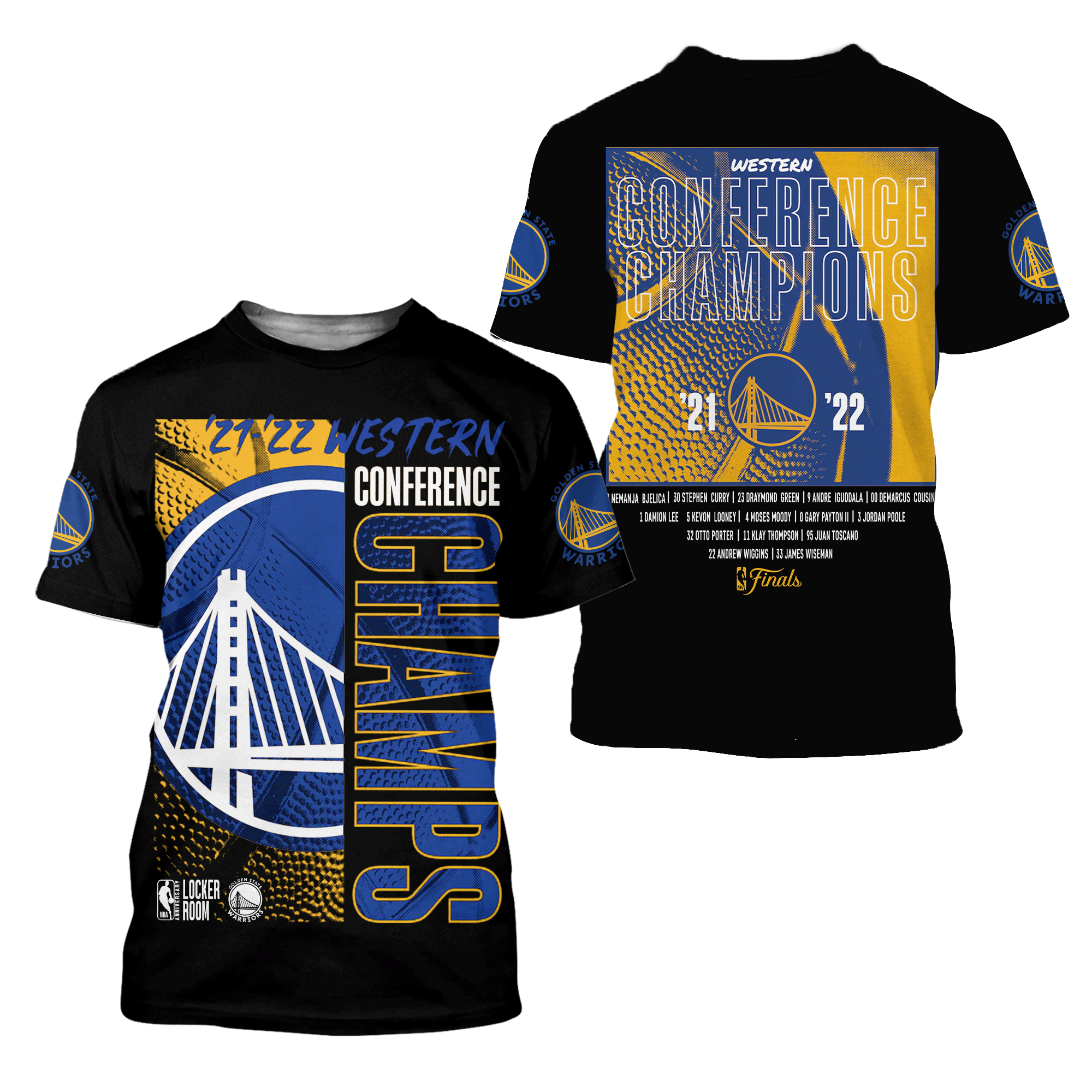 Golden State Warriors 2022 Western Conference Champions - Famjoys Golden State Warriors 2022 Western Conference Champions - Famjoys