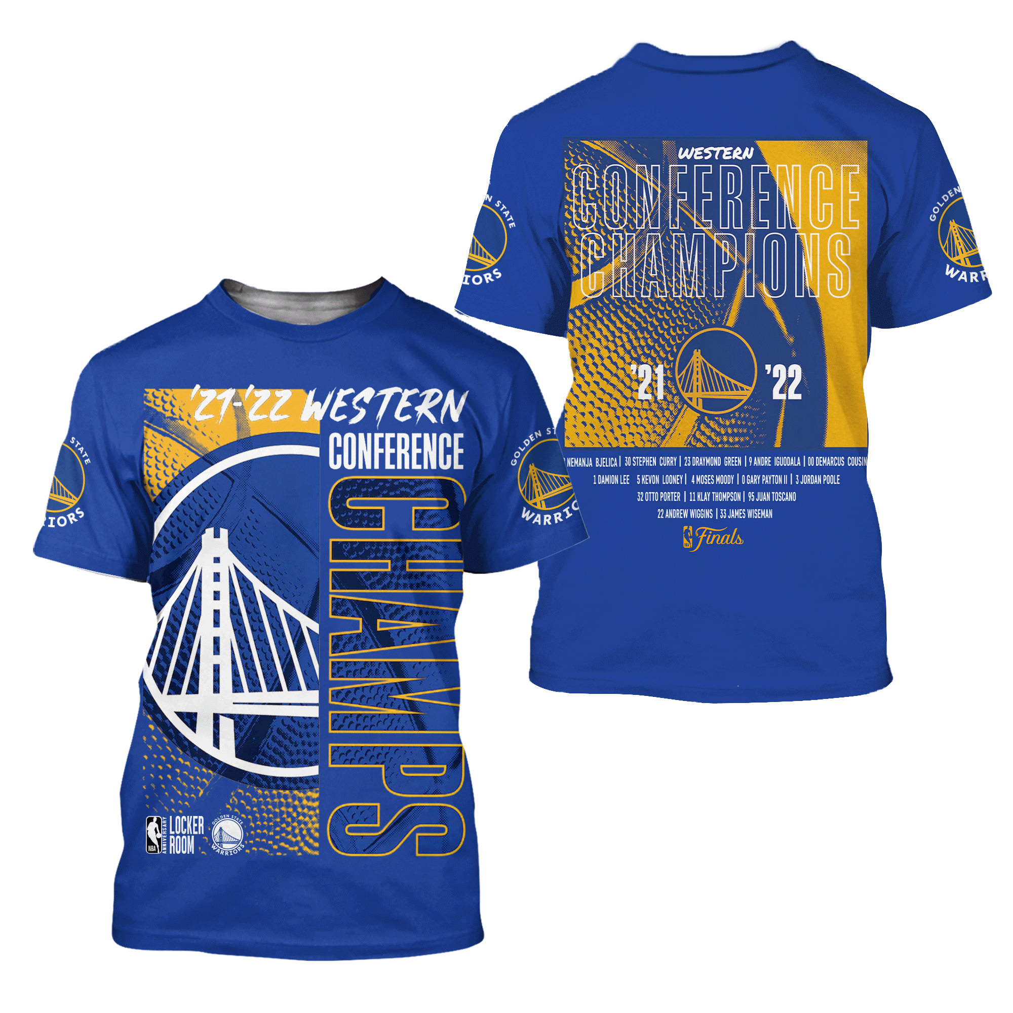 Golden State Warriors 2022 Western Conference Champions Shirt - Famjoys Golden State Warriors 2022 Western Conference Champions Shirt - Famjoys