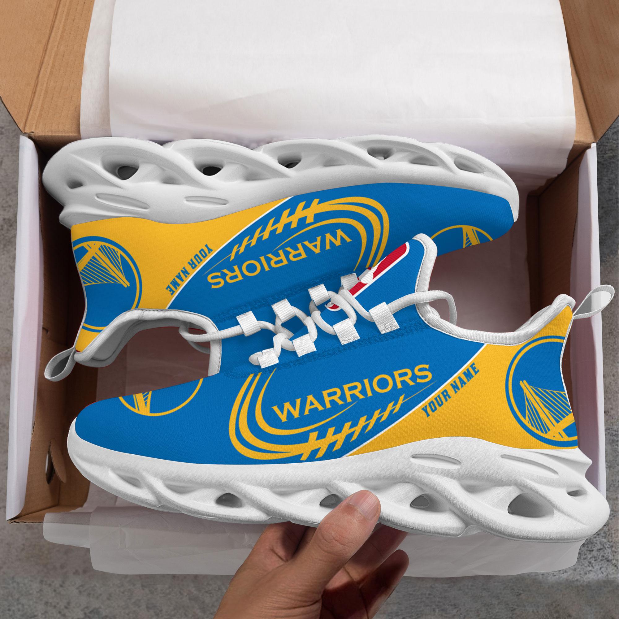 Golden State Warriors Max Soul Shoes - Famjoys Golden State Warriors Max Soul Shoes - Famjoys