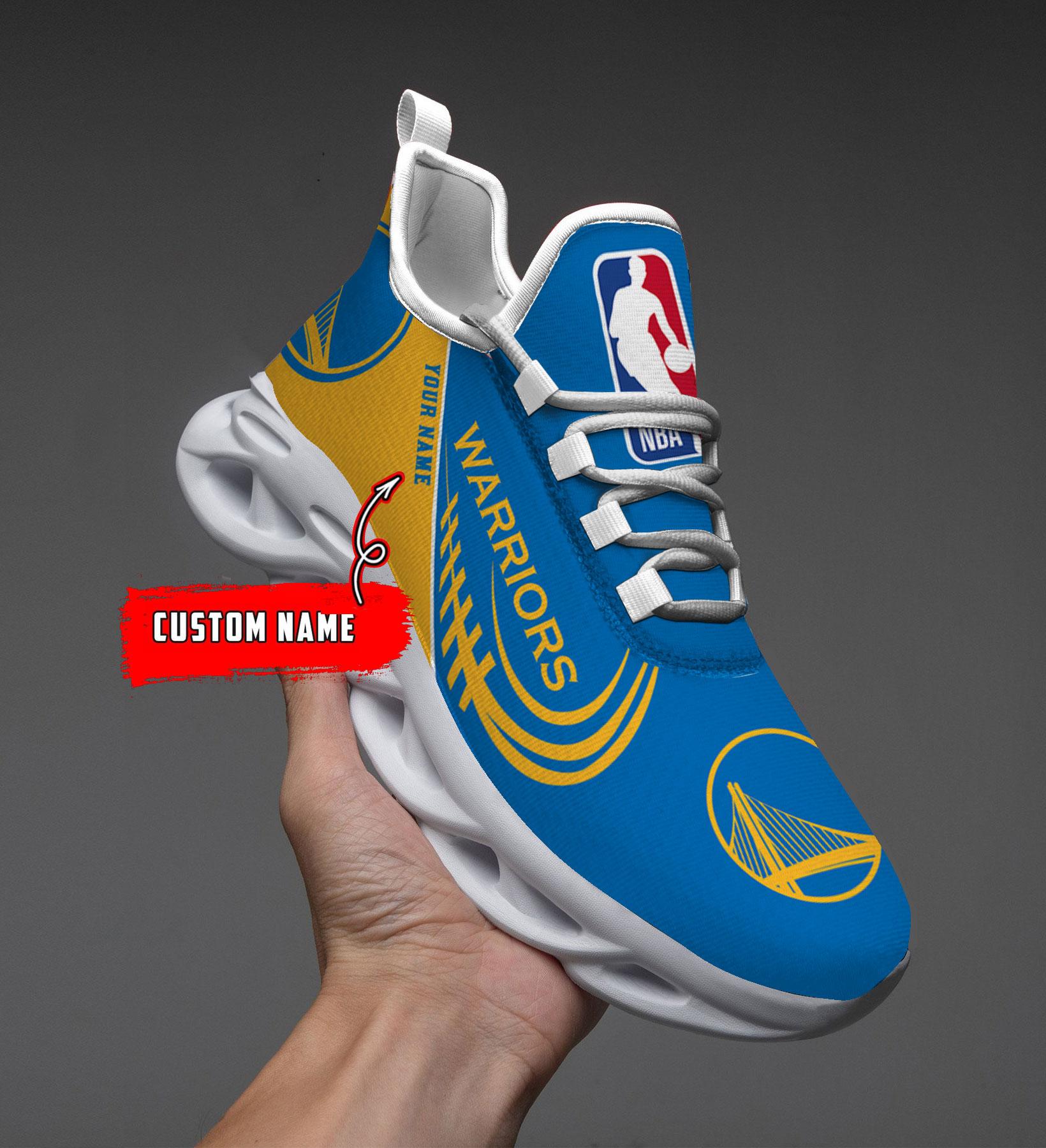 Golden State Warriors Max Soul Shoes - Famjoys Golden State Warriors Max Soul Shoes - Famjoys