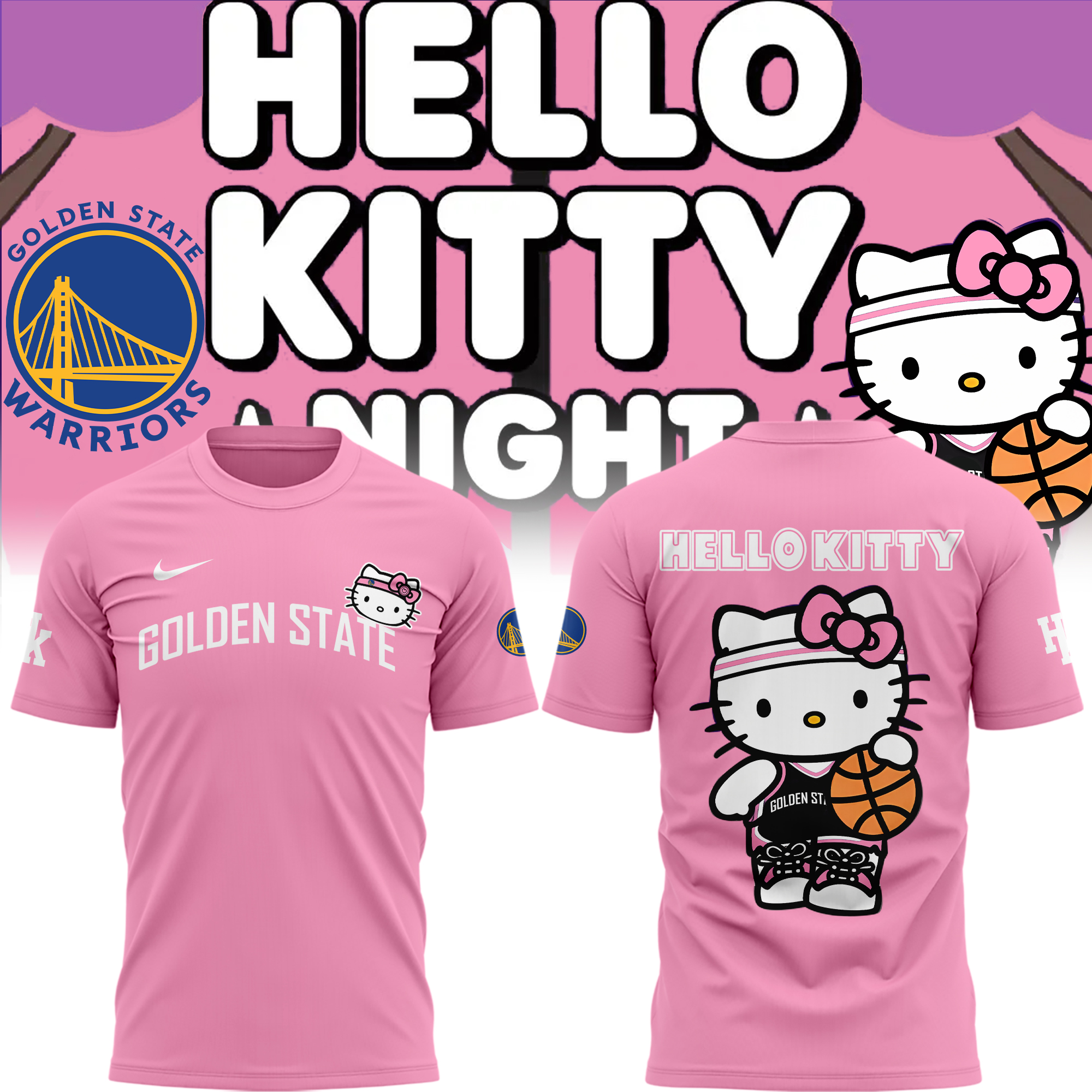 Golden State Warriors Pink Hoodie 2024 - Famjoys Golden State Warriors Pink Hoodie 2024 - Famjoys