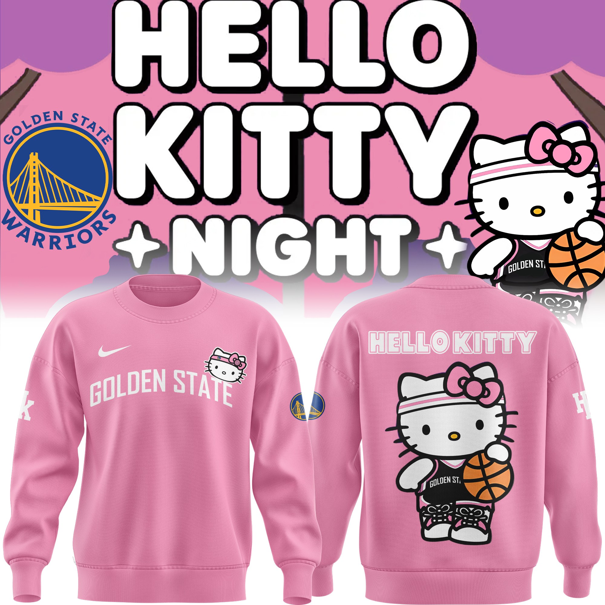 Golden State Warriors Pink Hoodie 2024 - Famjoys Golden State Warriors Pink Hoodie 2024 - Famjoys