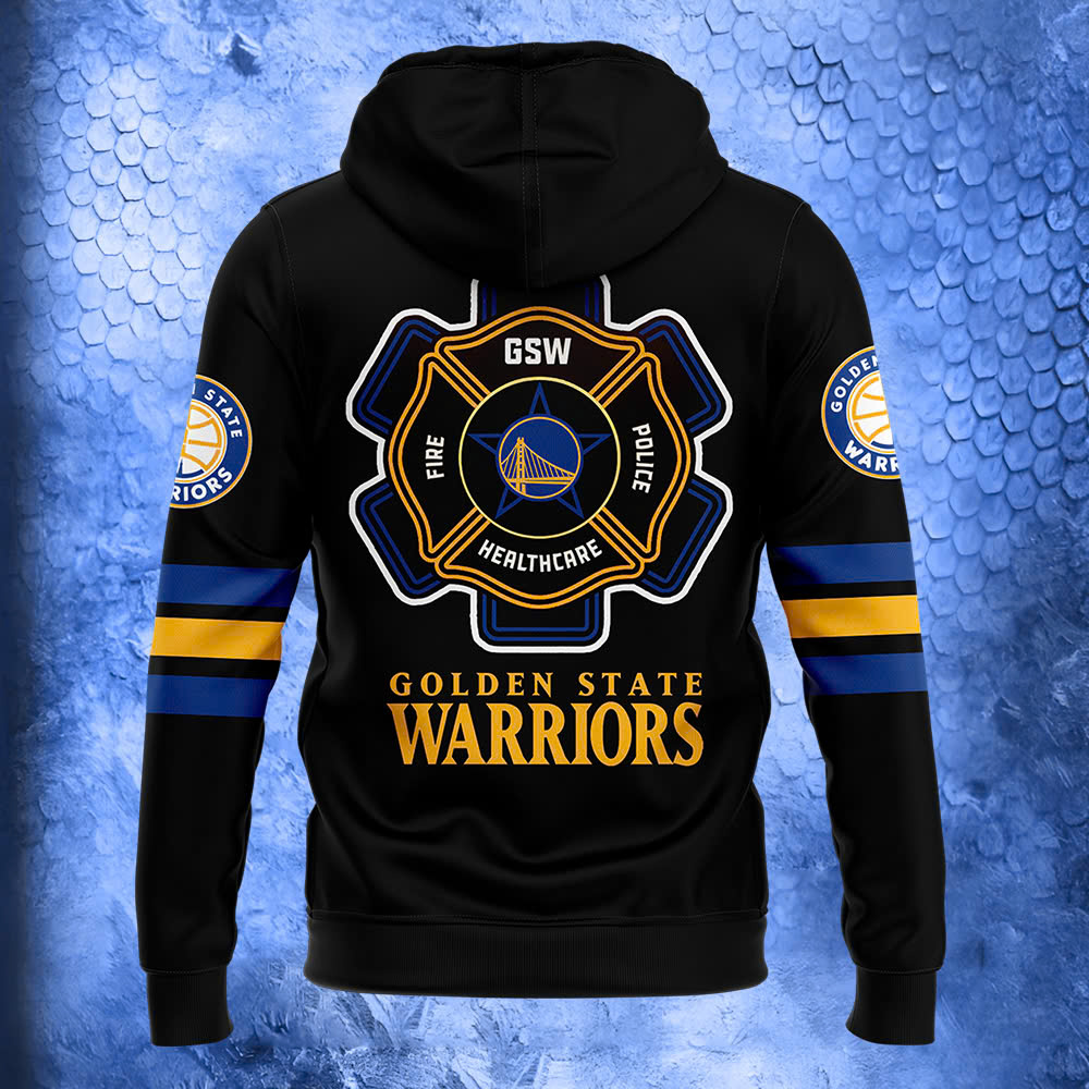 Golden State Warriors x Firefighter Appreciation Night Premium Tee Hoodie - Famjoys Golden State Warriors x Firefighter Appreciation Night Premium Tee Hoodie - Famjoys