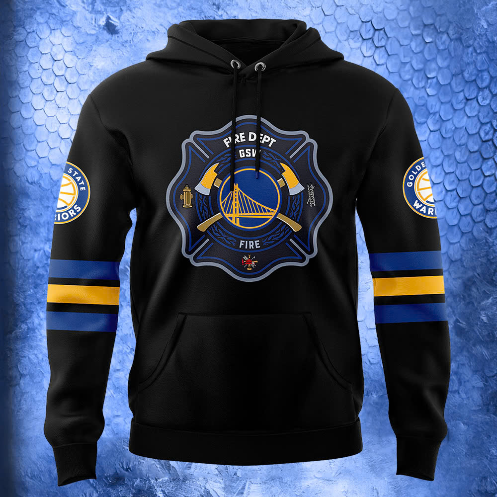Golden State Warriors x Firefighter Appreciation Night Premium Tee Hoodie - Famjoys Golden State Warriors x Firefighter Appreciation Night Premium Tee Hoodie - Famjoys