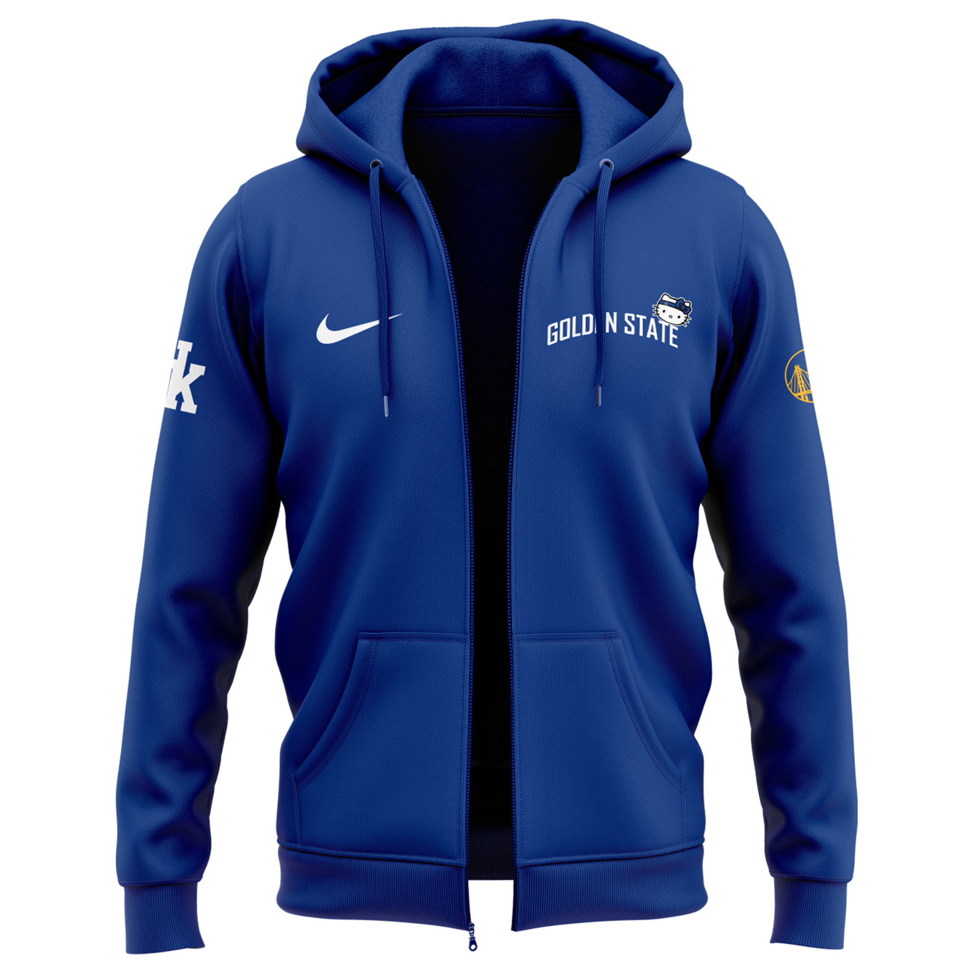 Golden State Warriors Zip Hoodie 2024 - Famjoys Golden State Warriors Zip Hoodie 2024 - Famjoys