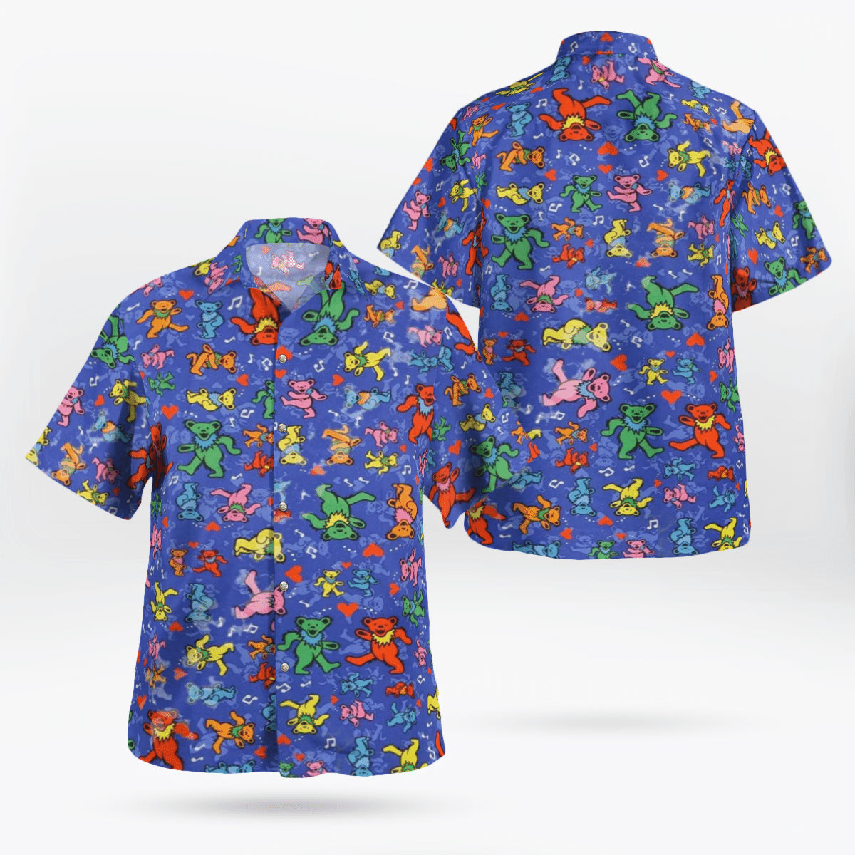 Grateful Dead Rock Hawaiian Shirt - Famjoys Grateful Dead Rock Hawaiian Shirt - Famjoys