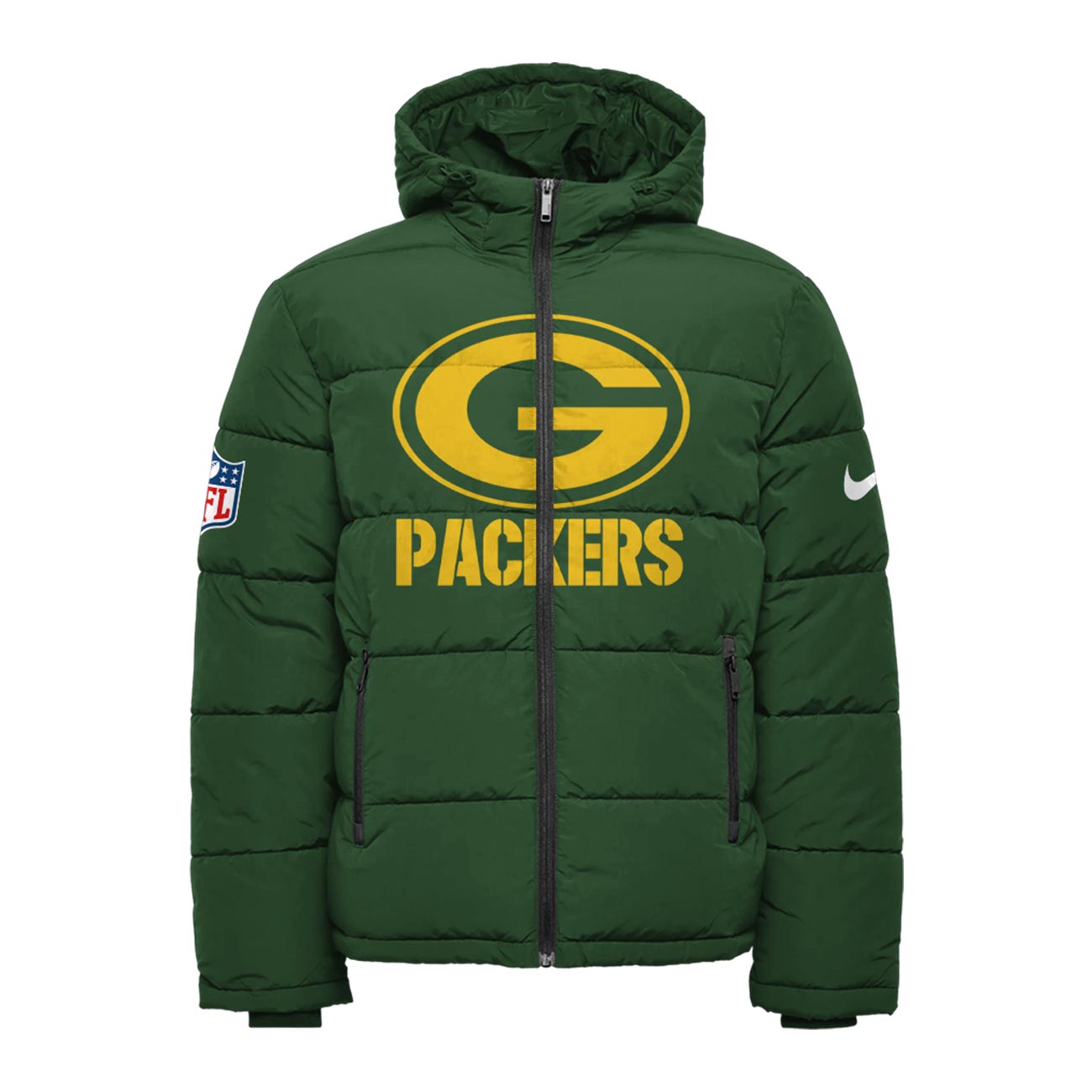 Green Bay Packer Down Jacket - Famjoys Green Bay Packer Down Jacket - Famjoys