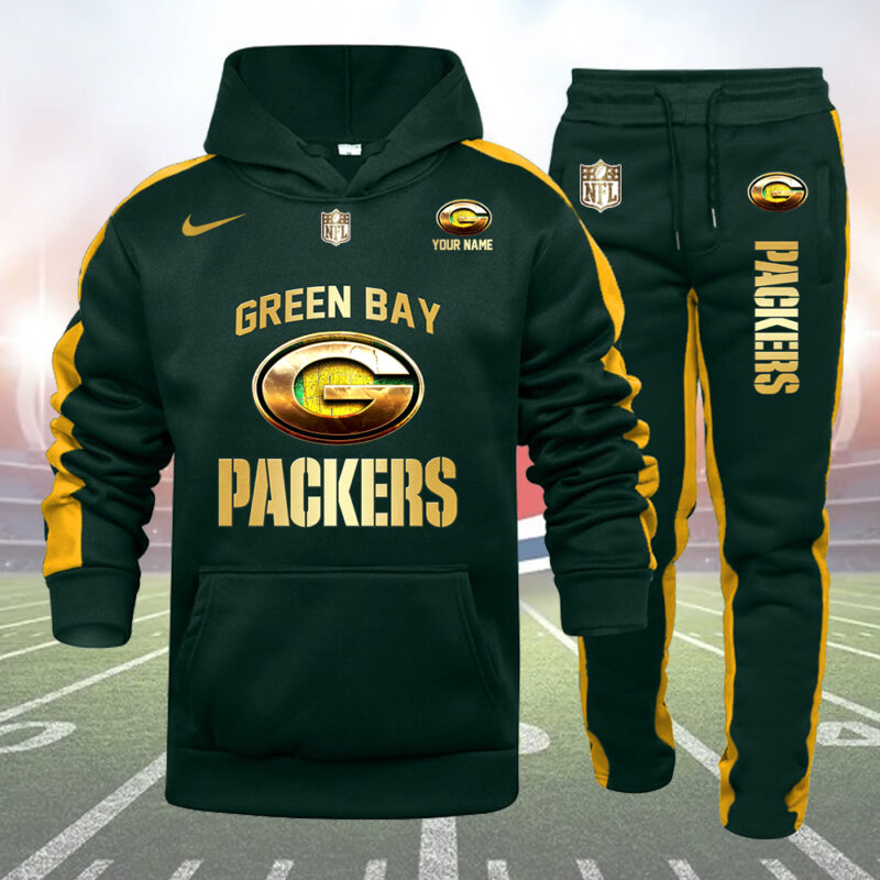 Green Bay Packers-32 Teams Personlized Golden Logo Hoodie Set-SP11012472ID03 - Famjoys Green Bay Packers-32 Teams Personlized Golden Logo Hoodie Set-SP11012472ID03 - Famjoys