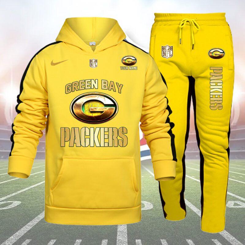 Green Bay Packers-32 Teams Personlized Golden Logo Hoodie Set-SP11012472ID03 - Famjoys Green Bay Packers-32 Teams Personlized Golden Logo Hoodie Set-SP11012472ID03 - Famjoys