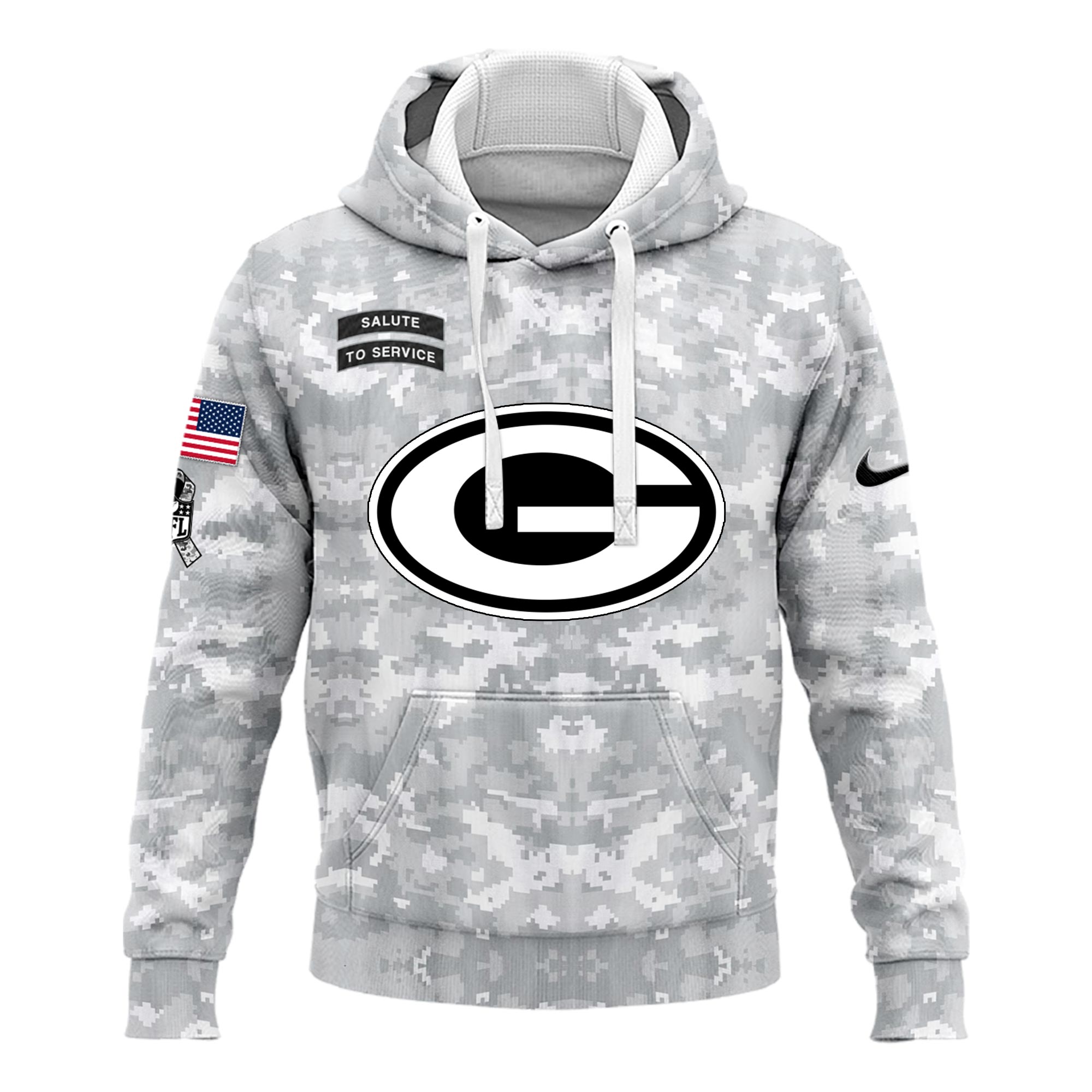 Green Bay Packers Arctic Camo Salute to Service Club Hoodie 2024 - Famjoys Green Bay Packers Arctic Camo Salute to Service Club Hoodie 2024 - Famjoys