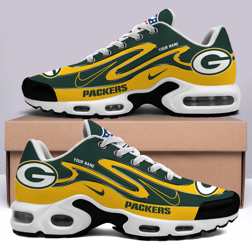 Green Bay Packers-Best Gift For Fans Double Swoosh Personalized H56 Shoes-SP28122312ID02DS01 - Famjoys Green Bay Packers-Best Gift For Fans Double Swoosh Personalized H56 Shoes-SP28122312ID02DS01 - Famjoys